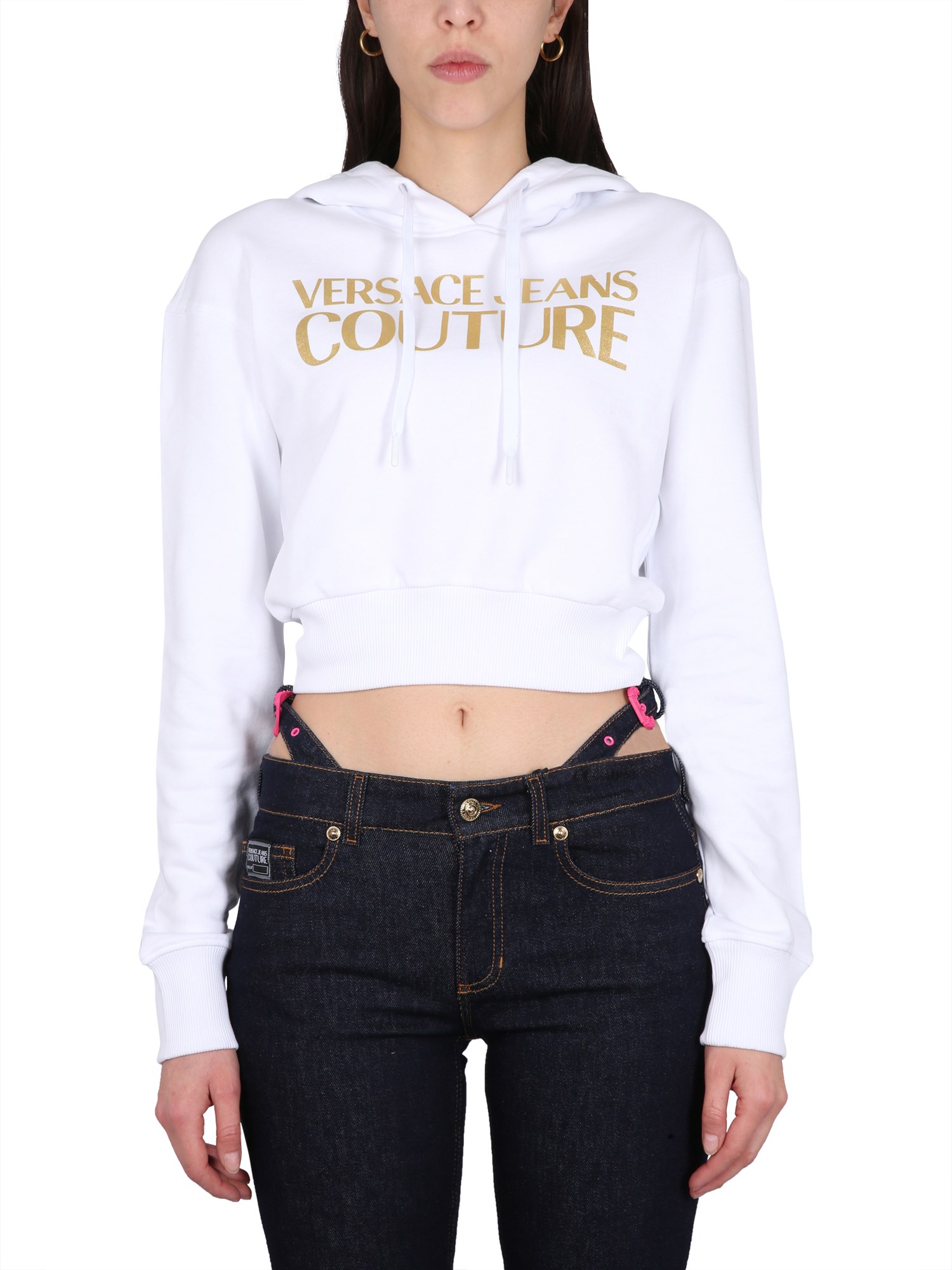 Versace Jeans Couture versace jeans couture cropped sweatshirt