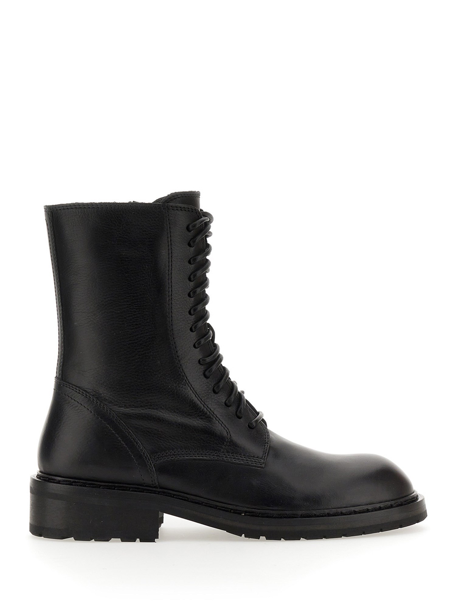 Ann Demeulemeester ann demeulemeester leather lace-up boot
