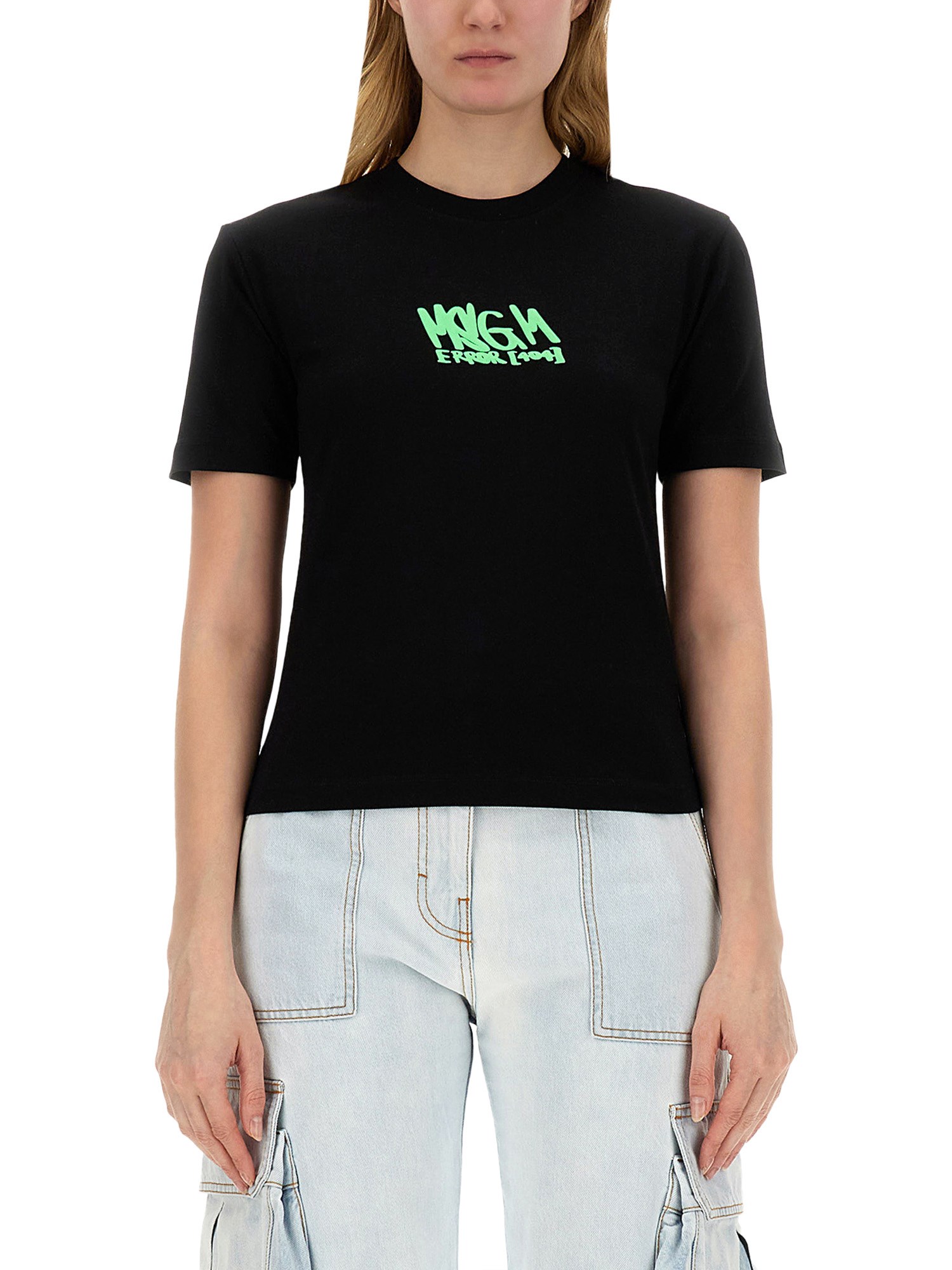 Msgm msgm t-shirt with logo