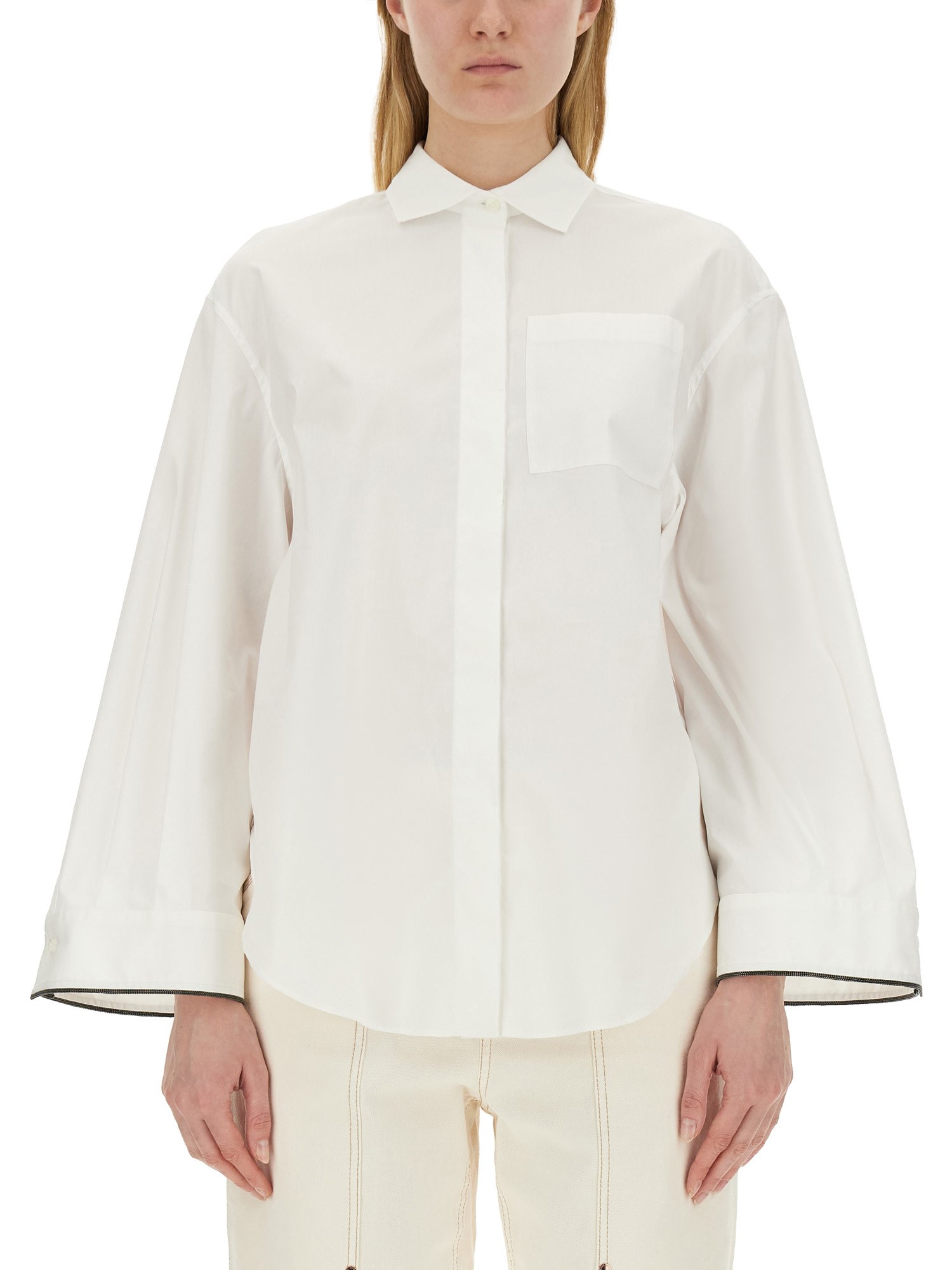 Brunello Cucinelli brunello cucinelli cotton poplin shirt