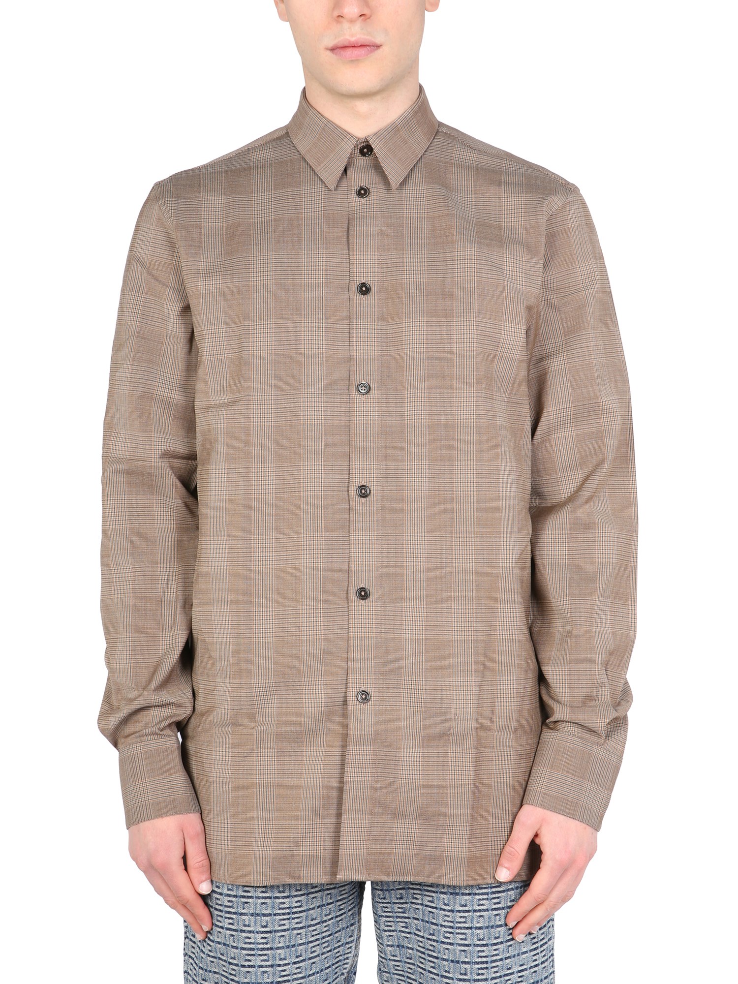 Givenchy givenchy check pattern shirt