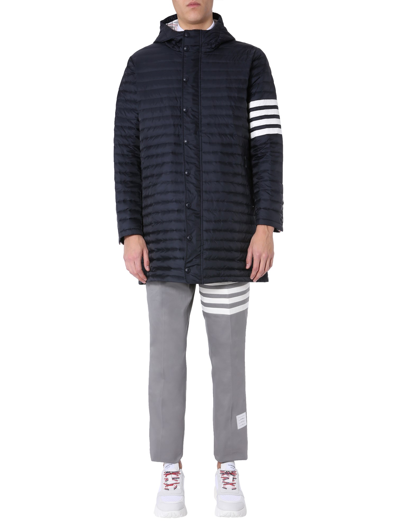 Thom Browne thom browne hooded tailoring down jacket