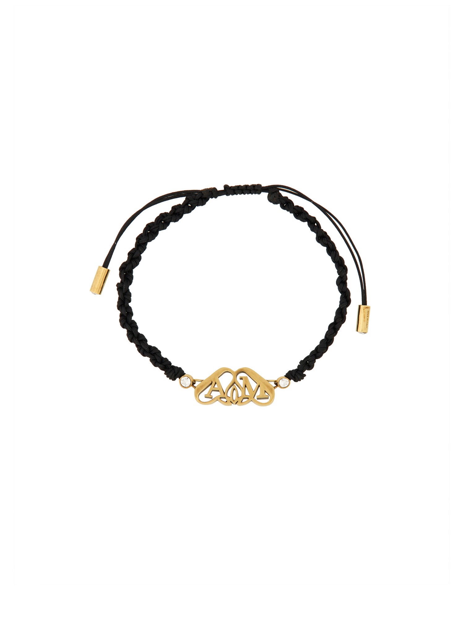 Alexander McQueen alexander mcqueen friendship bracelet with "seal" logo