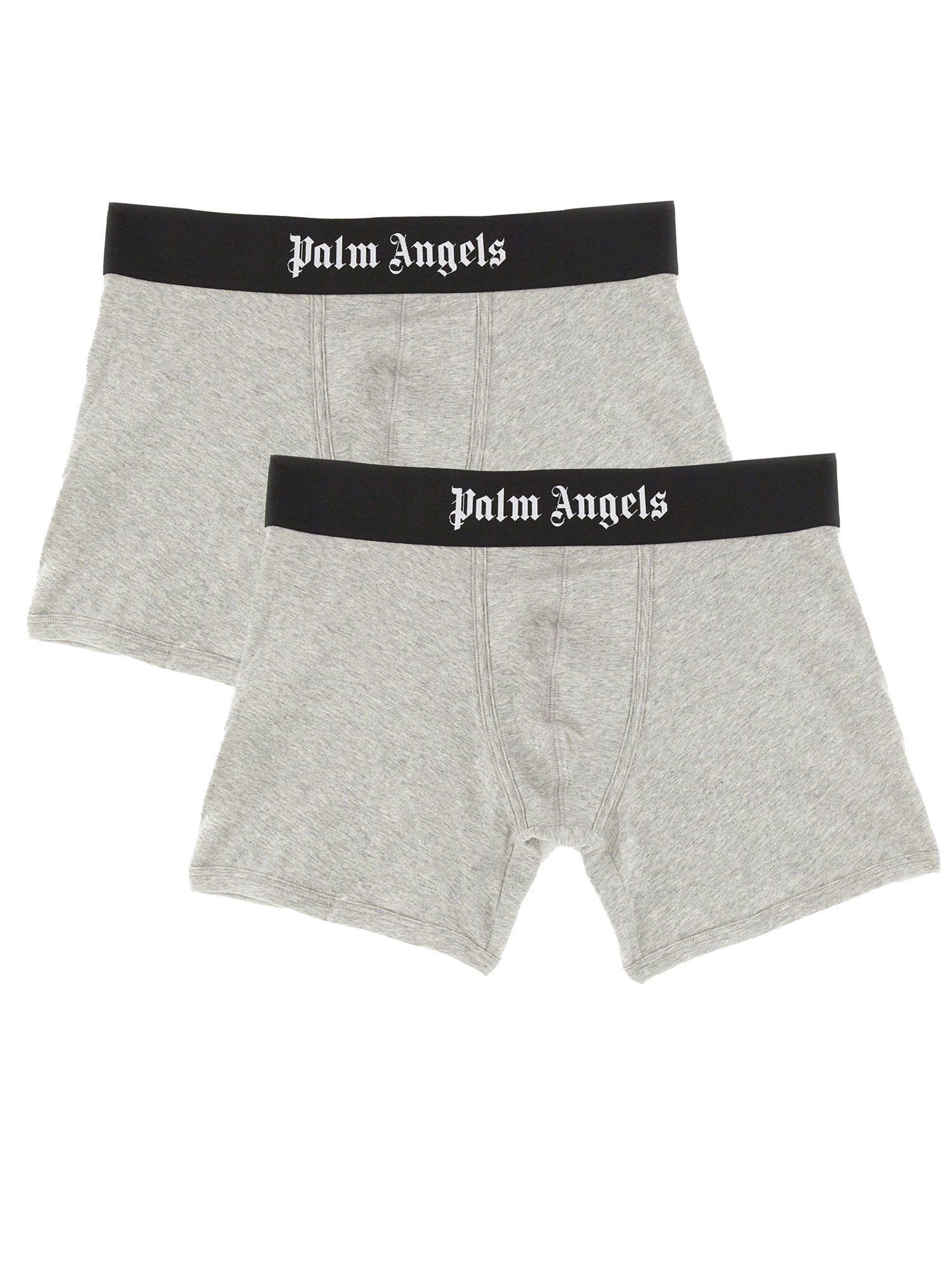 PALM ANGELS palm angels pack of two boxers with logo