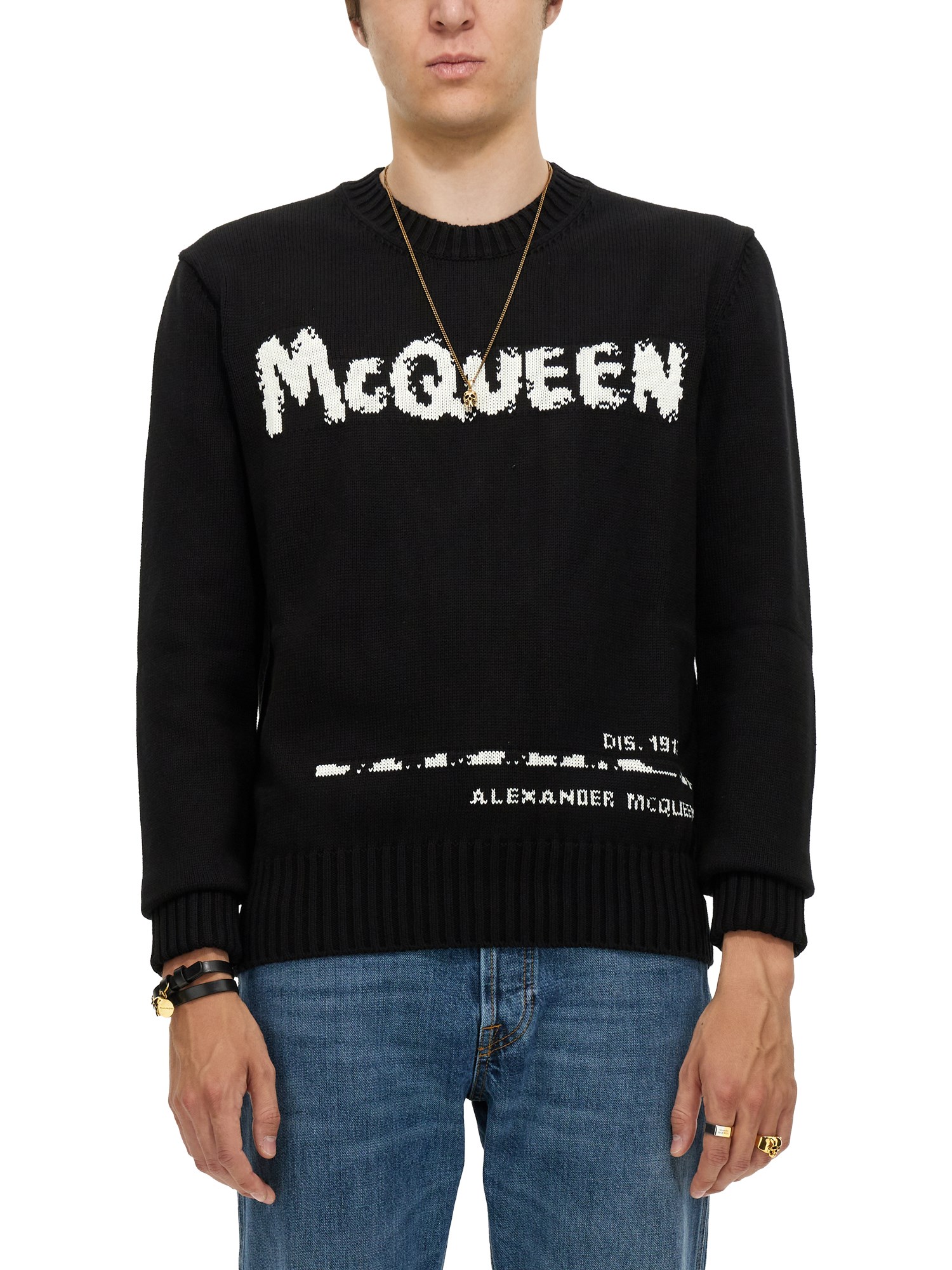 Alexander McQueen alexander mcqueen cotton jersey