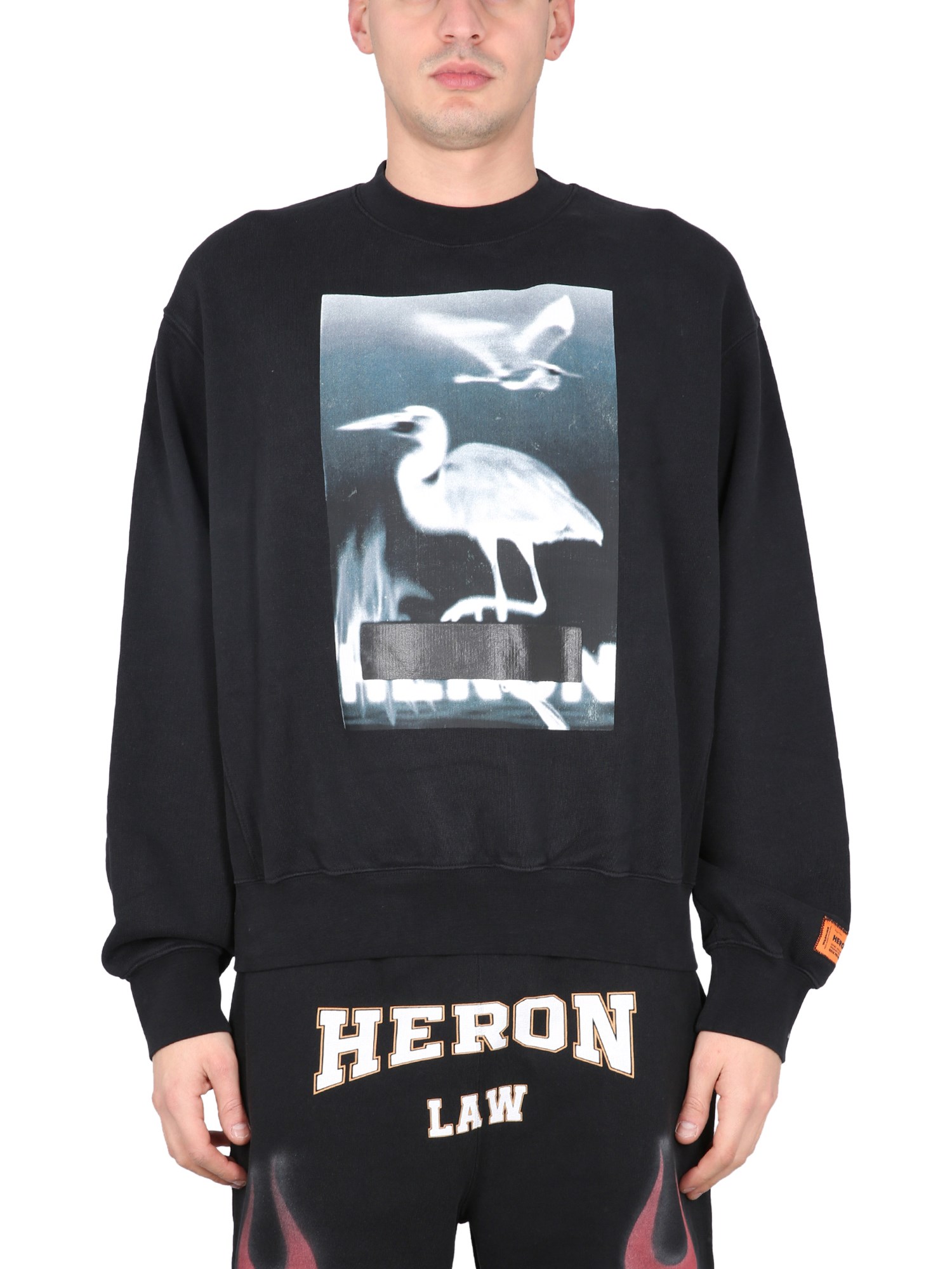 HERON PRESTON heron preston crewneck sweatshirt