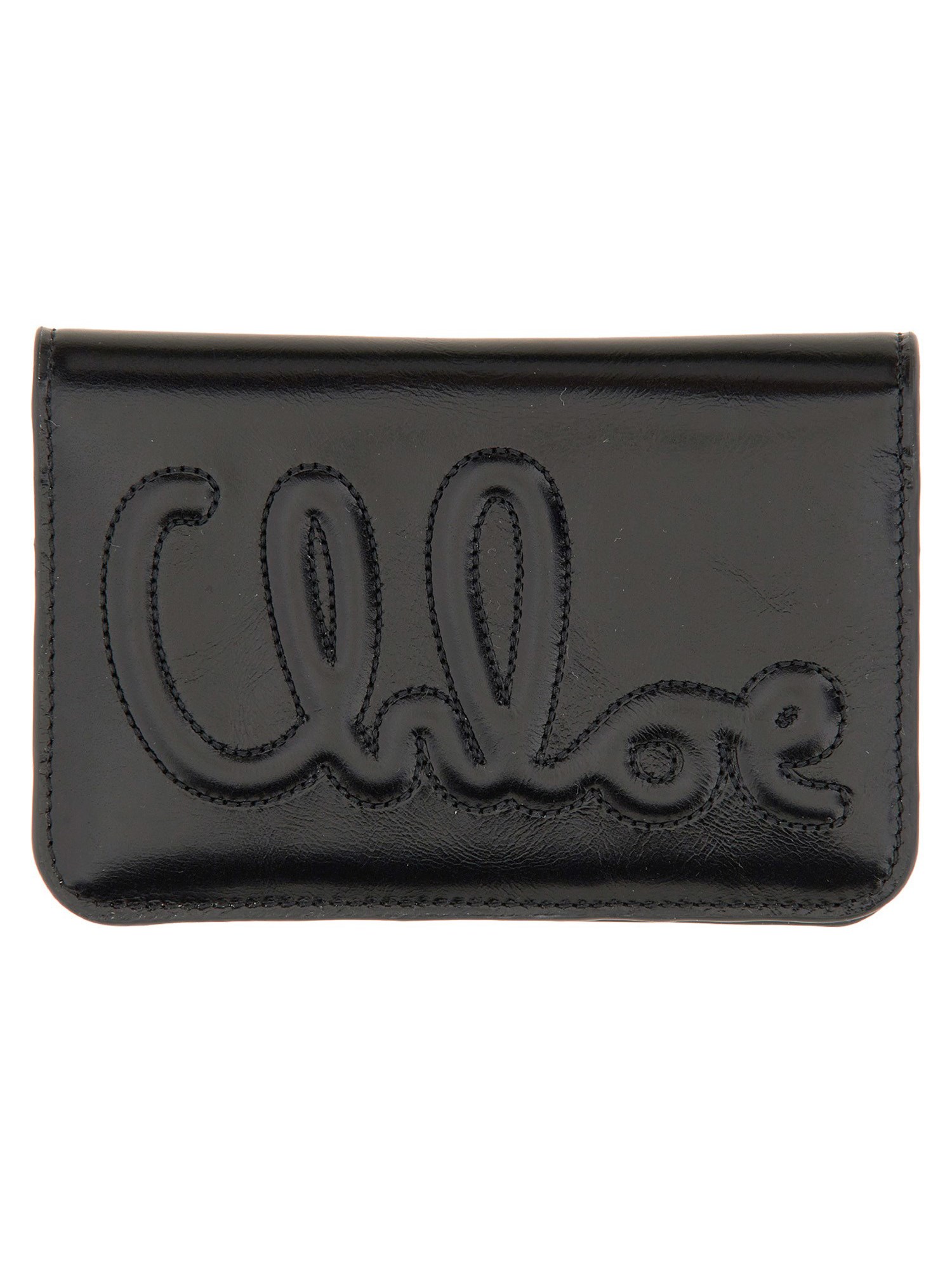  chloe' wallet with logo