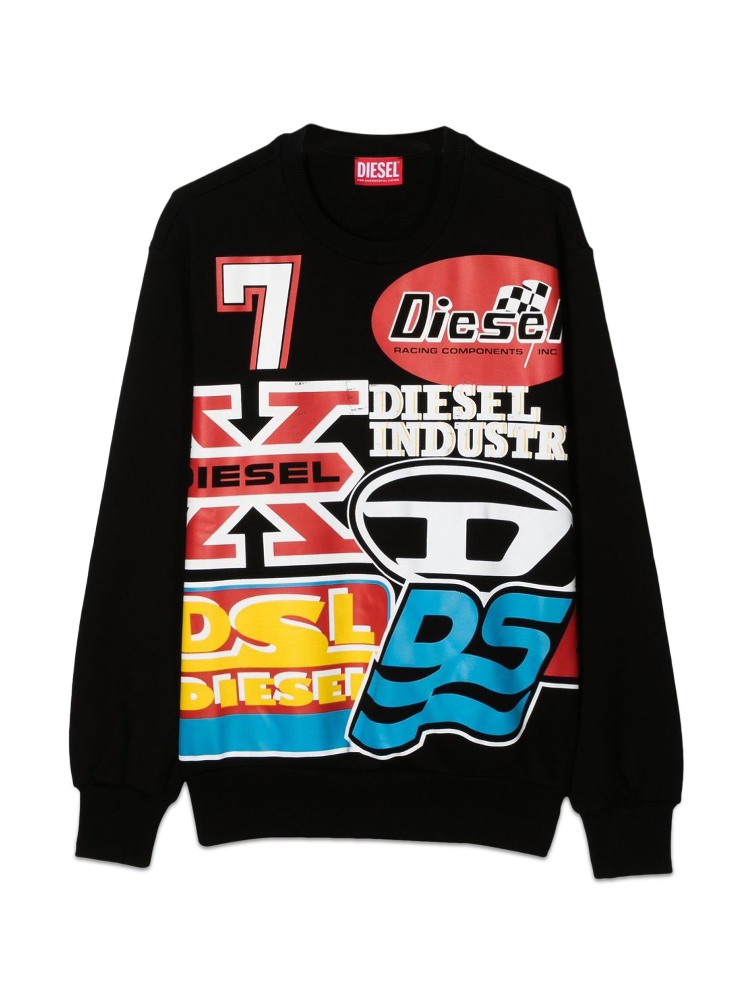 diesel kids diesel kids sweatshirt front logos