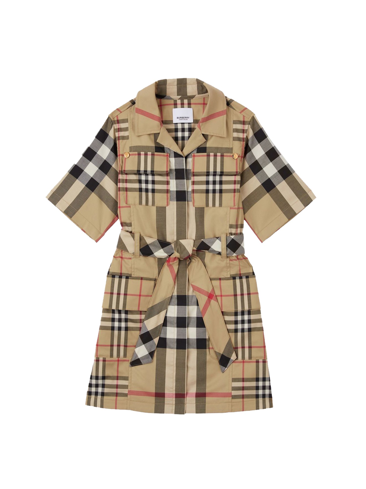 Burberry burberry clotilde dress with belt