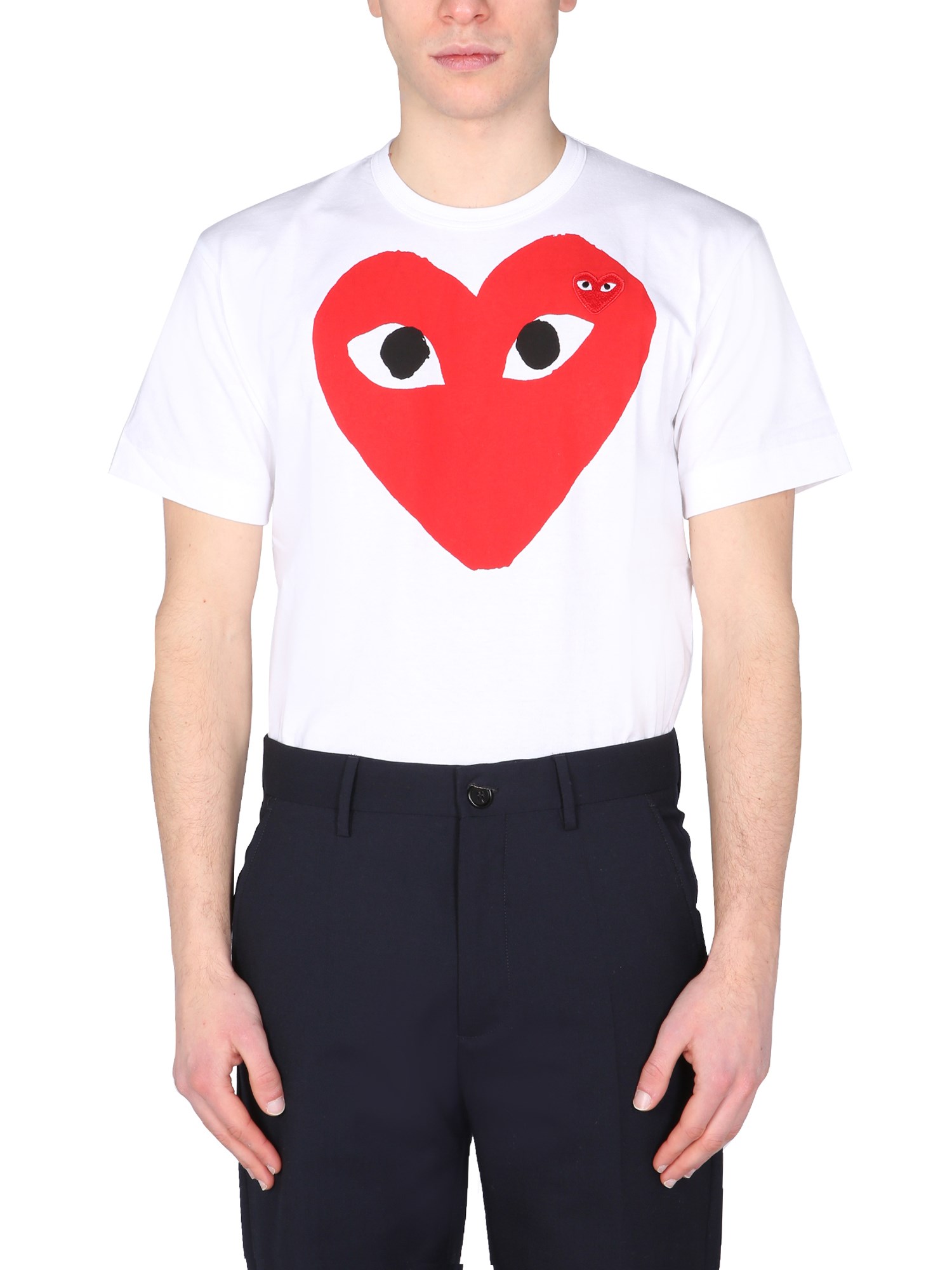 Comme Des Garçons Play comme des garcons play t-shirt with logo patch