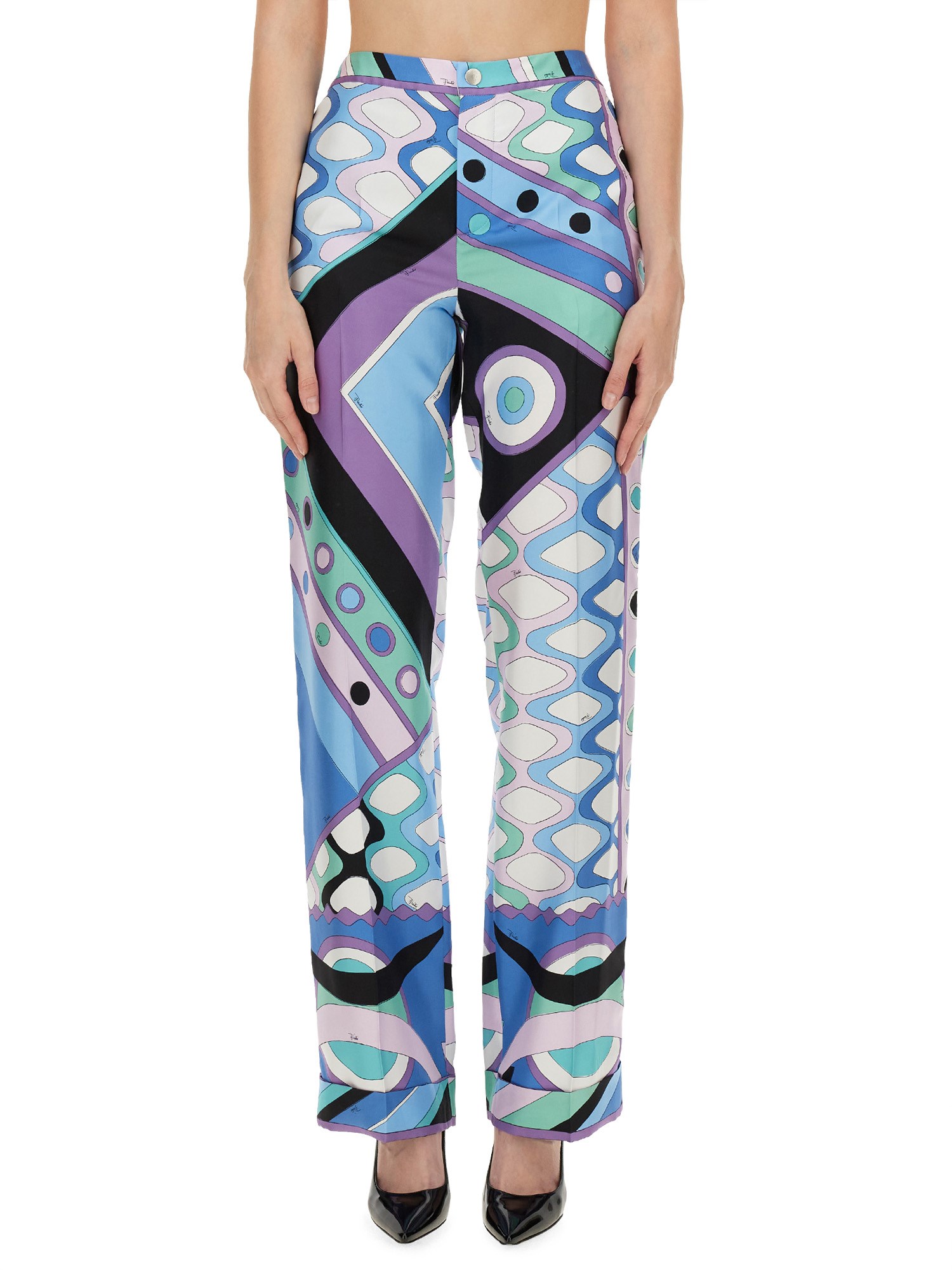 pucci pucci vivara print pants