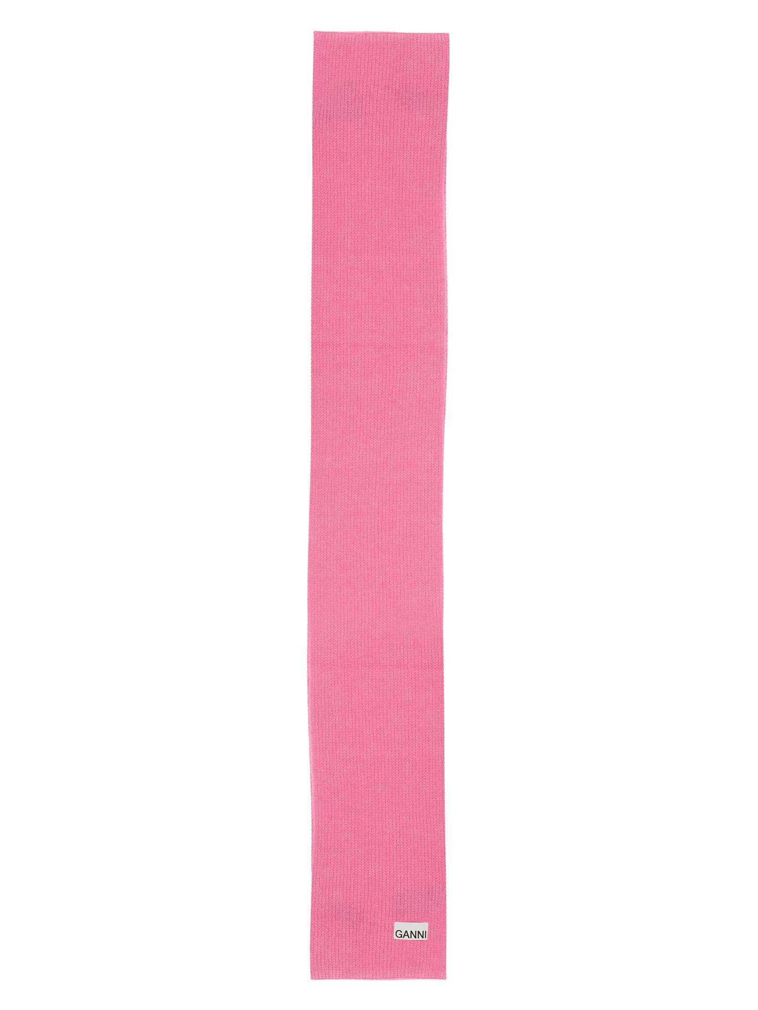 Ganni ganni scarf with logo