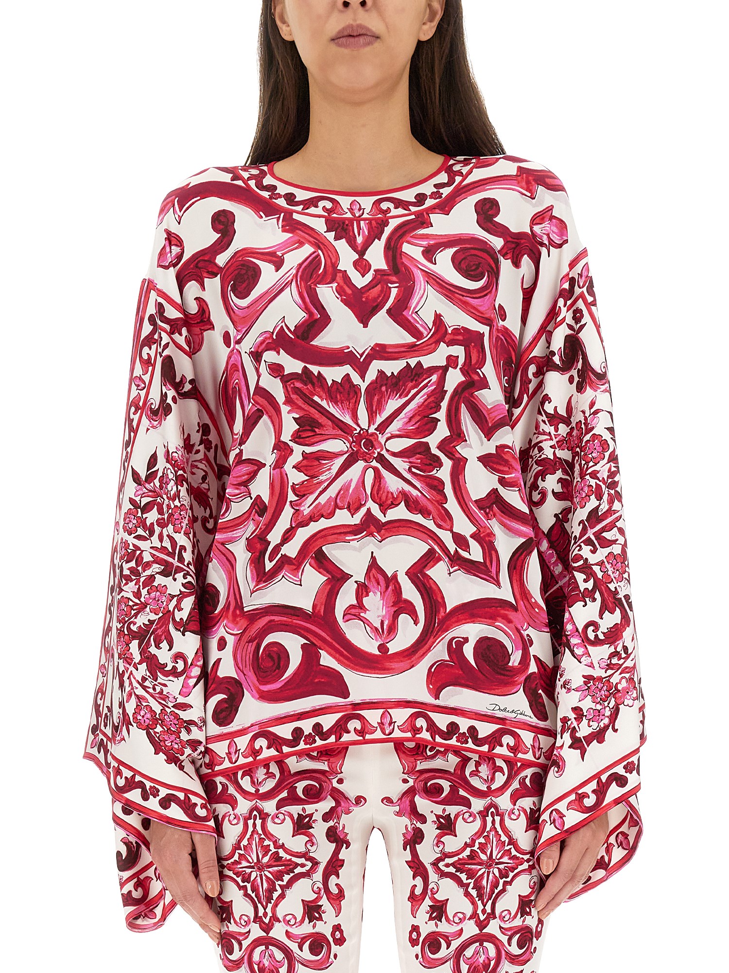 Dolce & Gabbana dolce & gabbana majolica print blouse