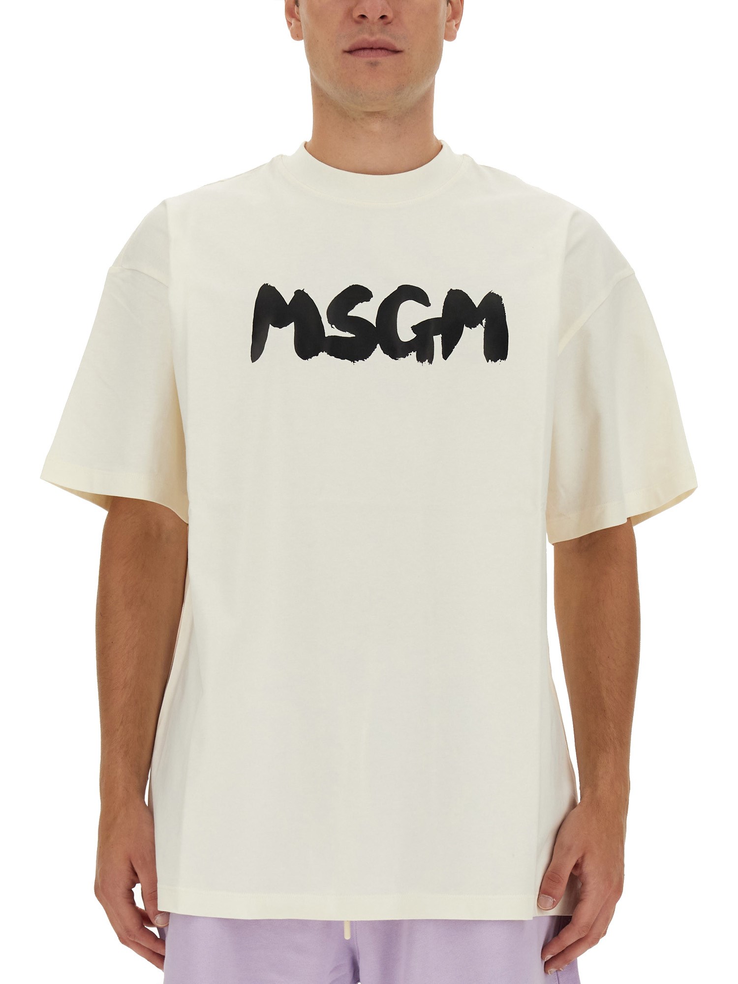 Msgm msgm t-shirt with logo