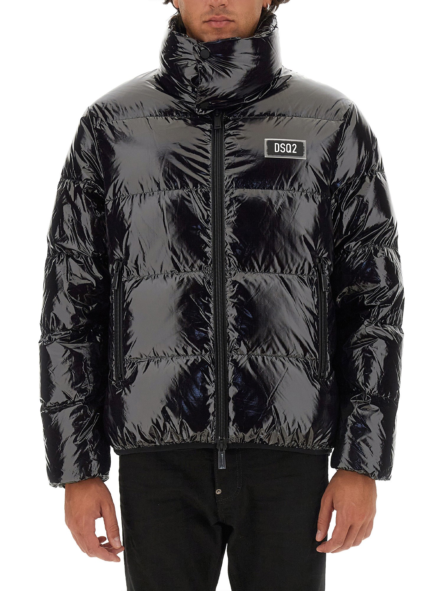 dsquared dsquared down jacket with logo