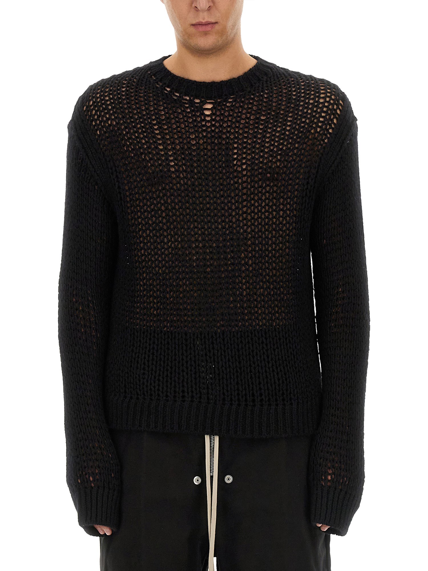 Rick Owens rick owens perforated mesh