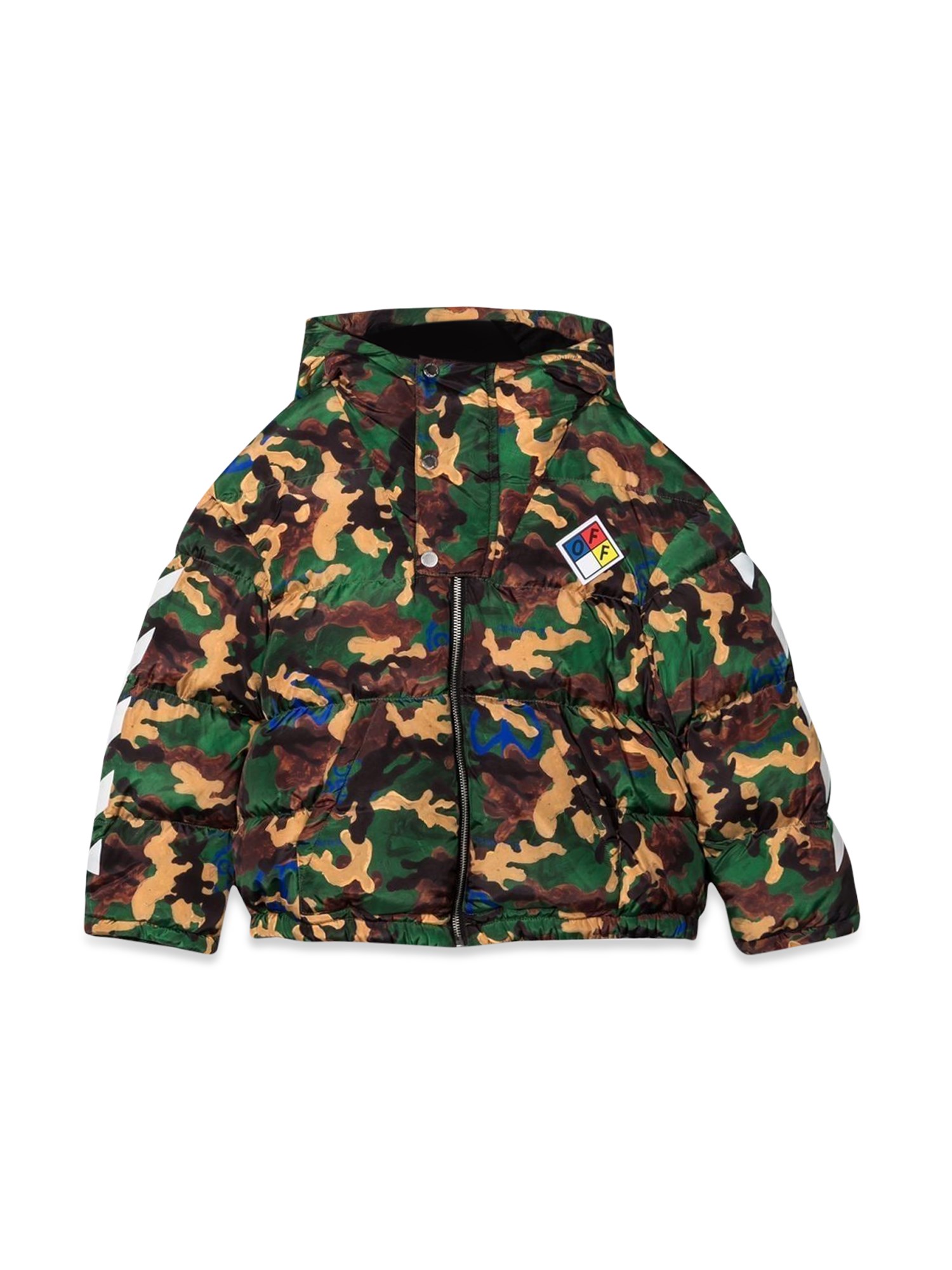 OFF-WHITE off-white piumino con stampa camouflage