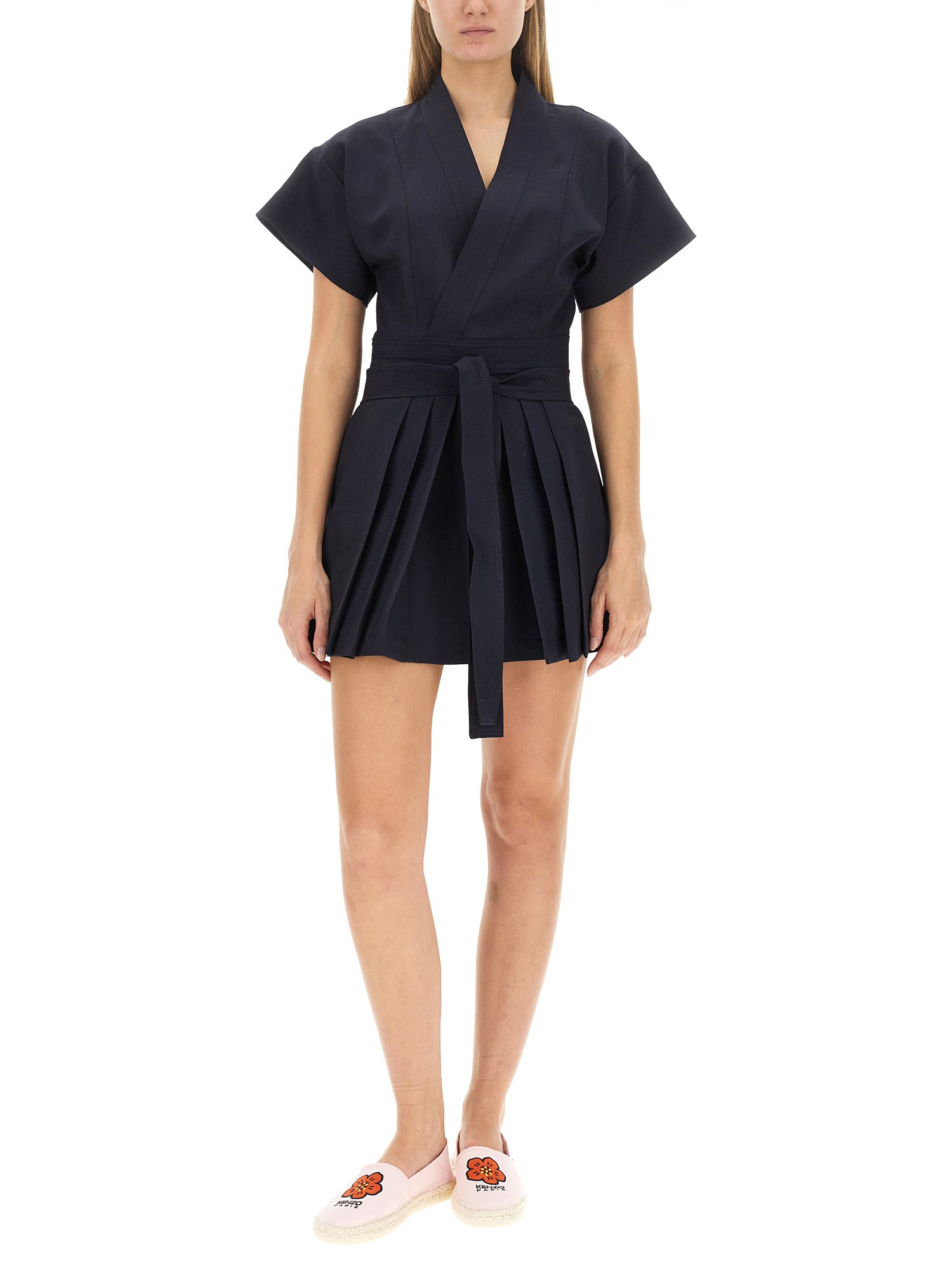 Kenzo kenzo mini kimono dress