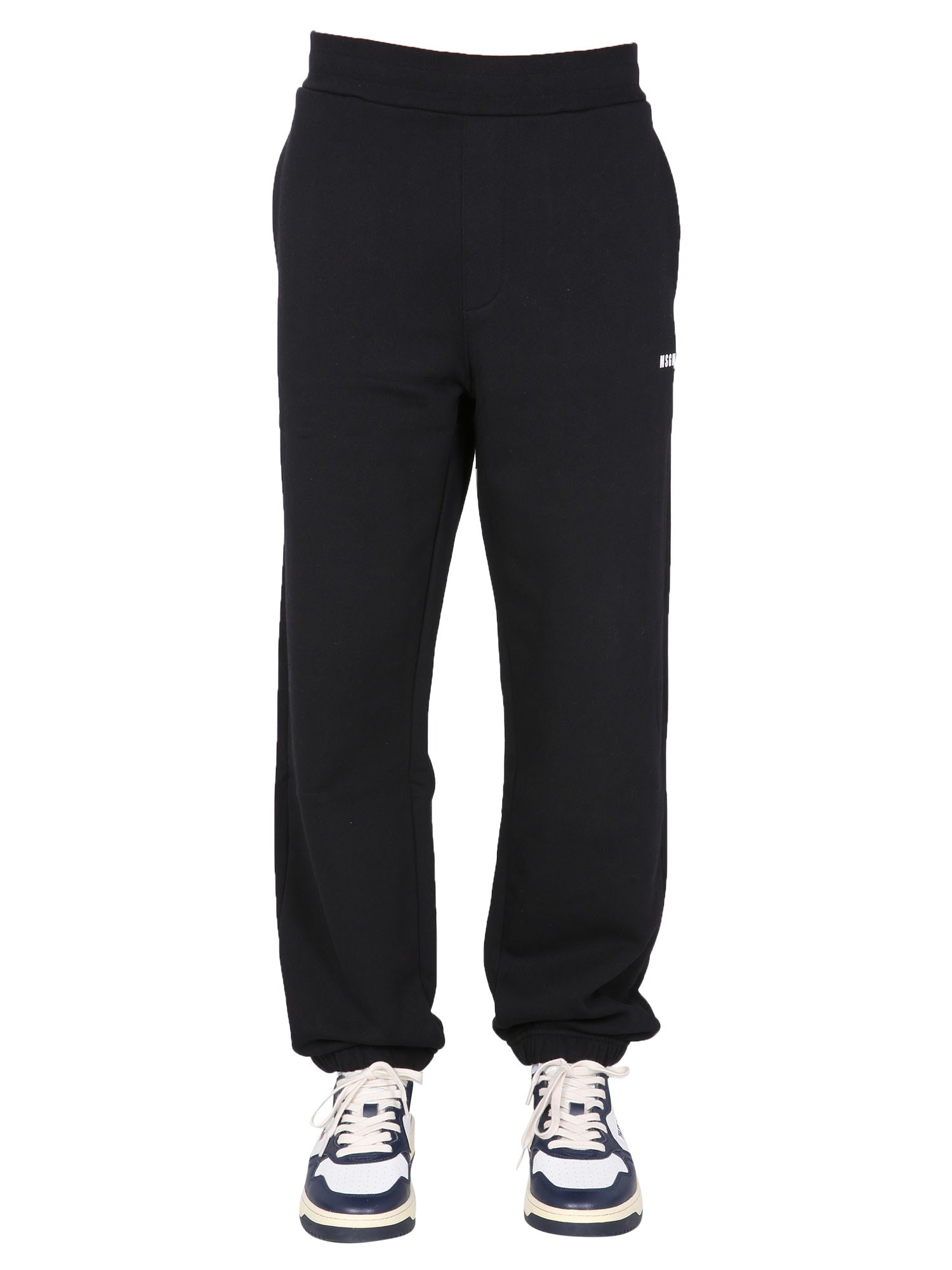 Msgm msgm jogging pants with lettering logo