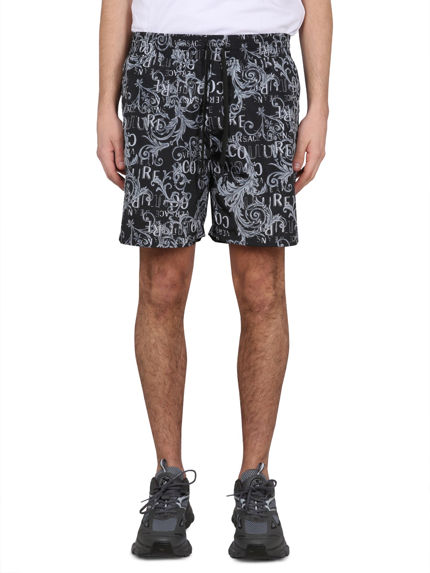 Versace Jeans Couture versace jeans couture bermuda shorts with logo