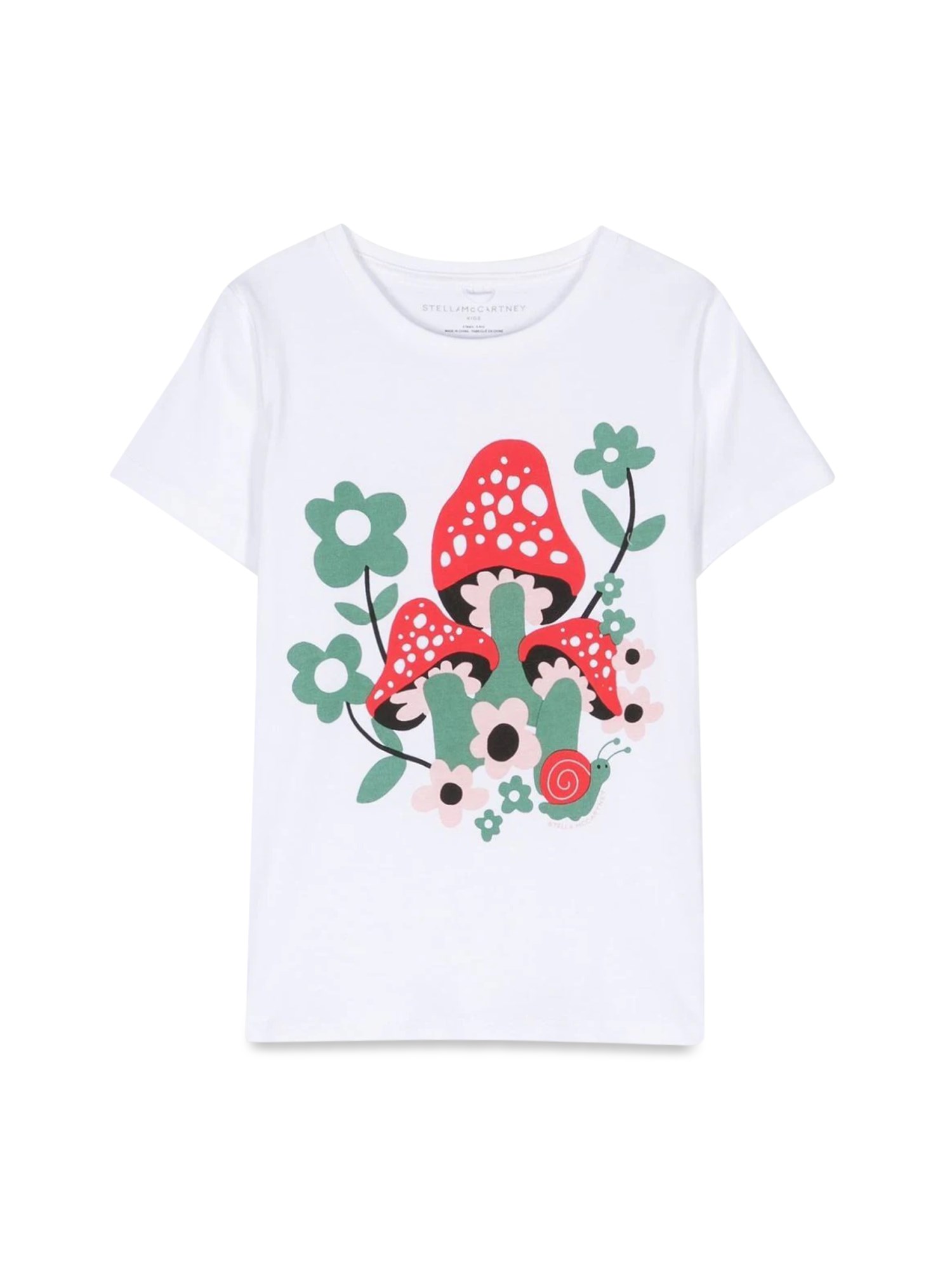 Stella McCartney stella mccartney mushroom and flower m/c t-shirt