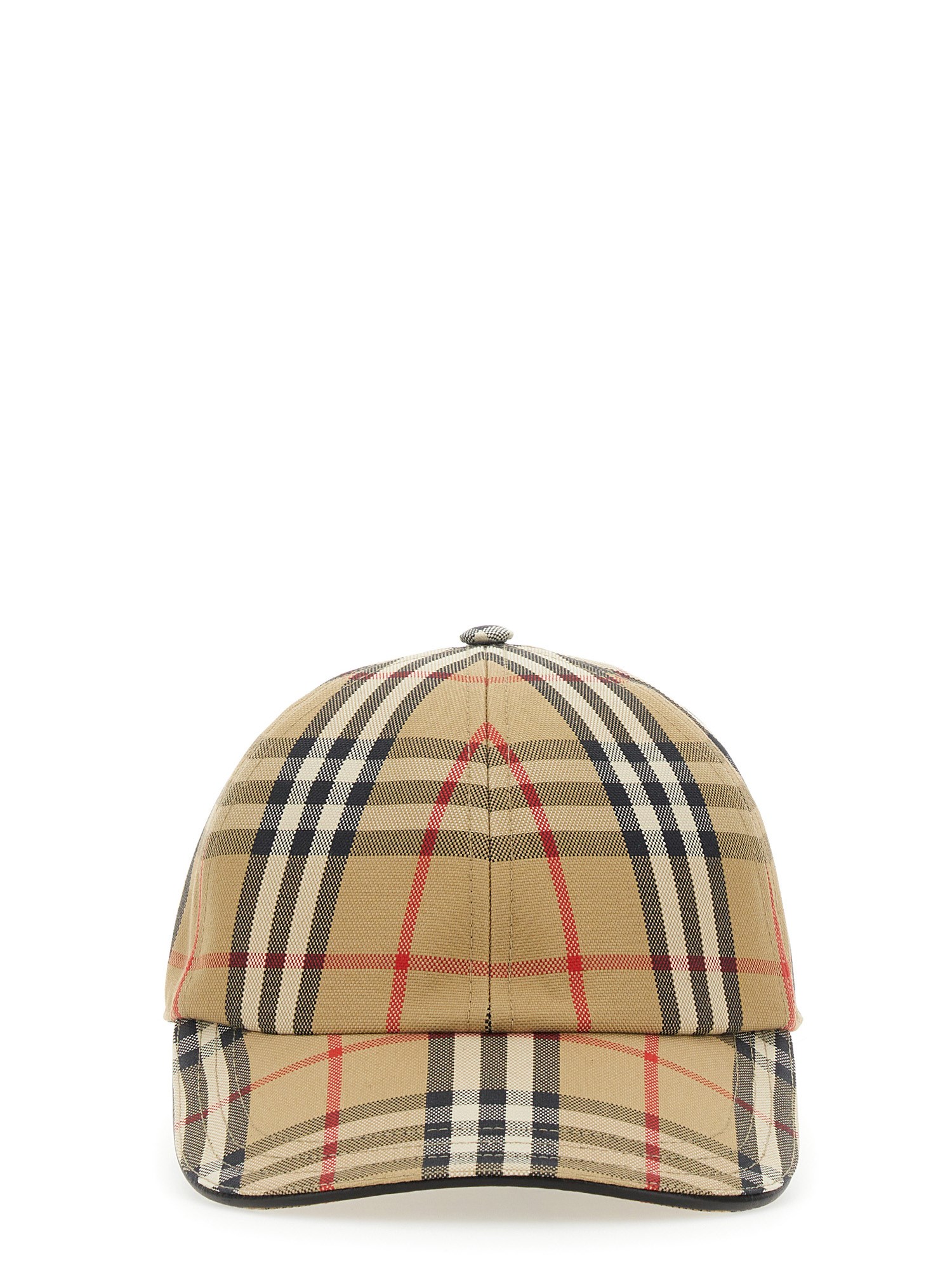 Burberry burberry baseball cap with tartan pattern