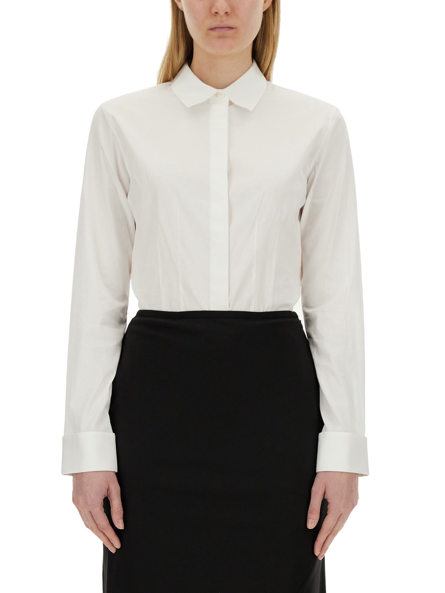 Helmut Lang helmut lang poplin fitted shirt