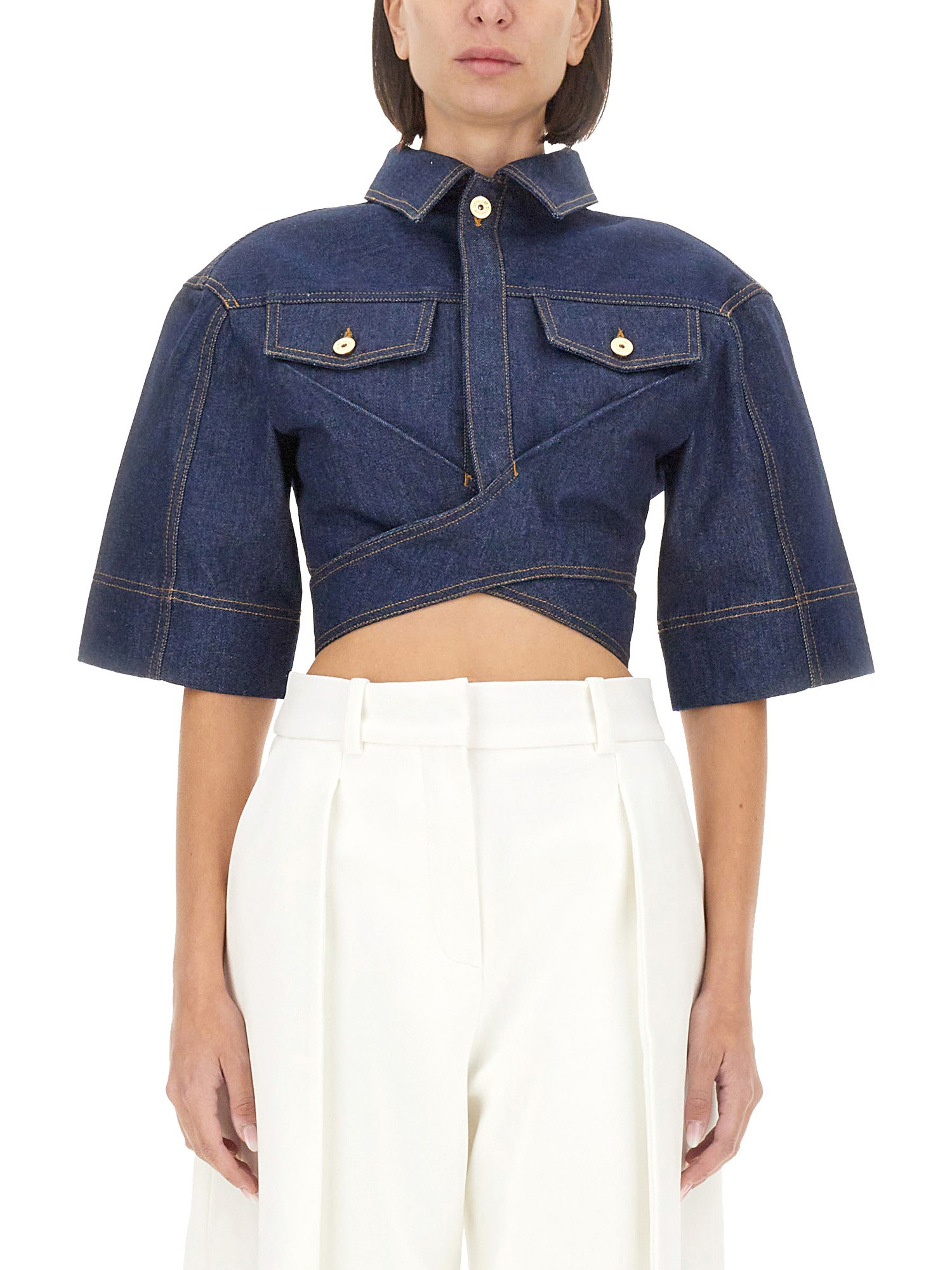 Jacquemus jacquemus denim top