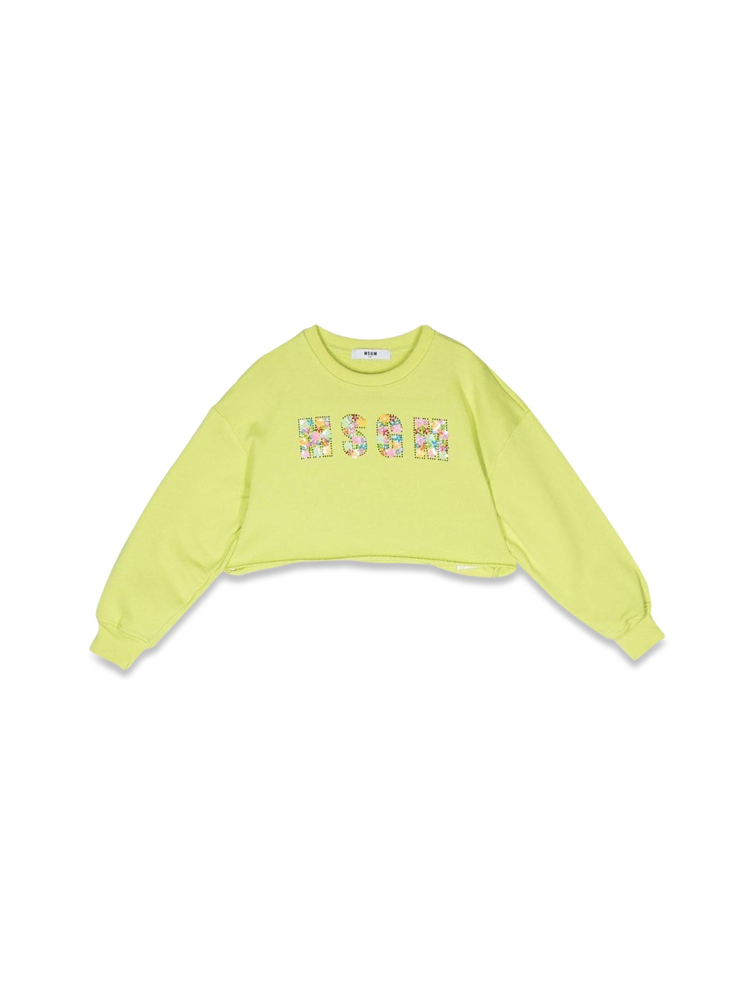 Msgm msgm cropped sweatshirt