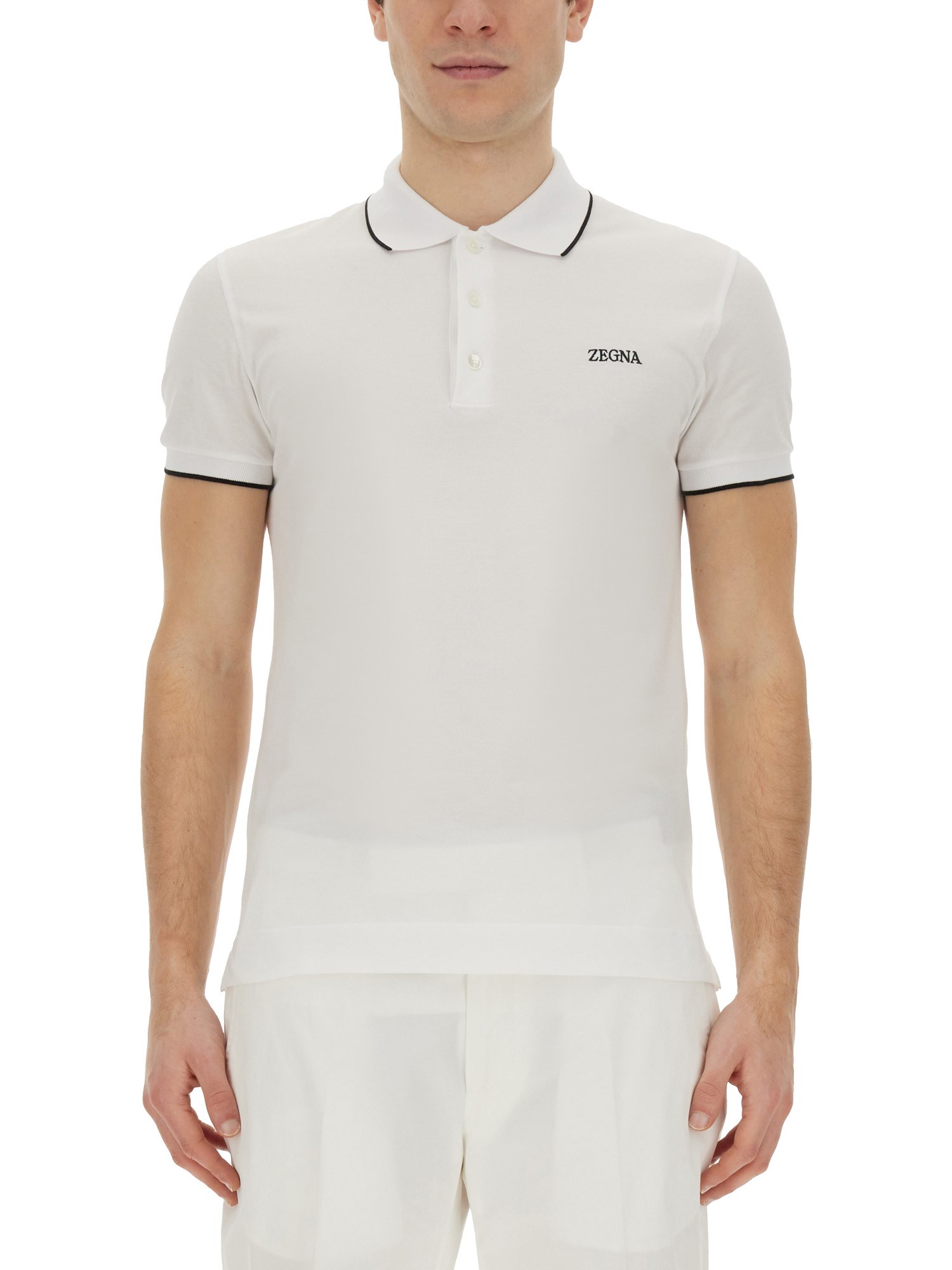 zegna zegna polo with logo