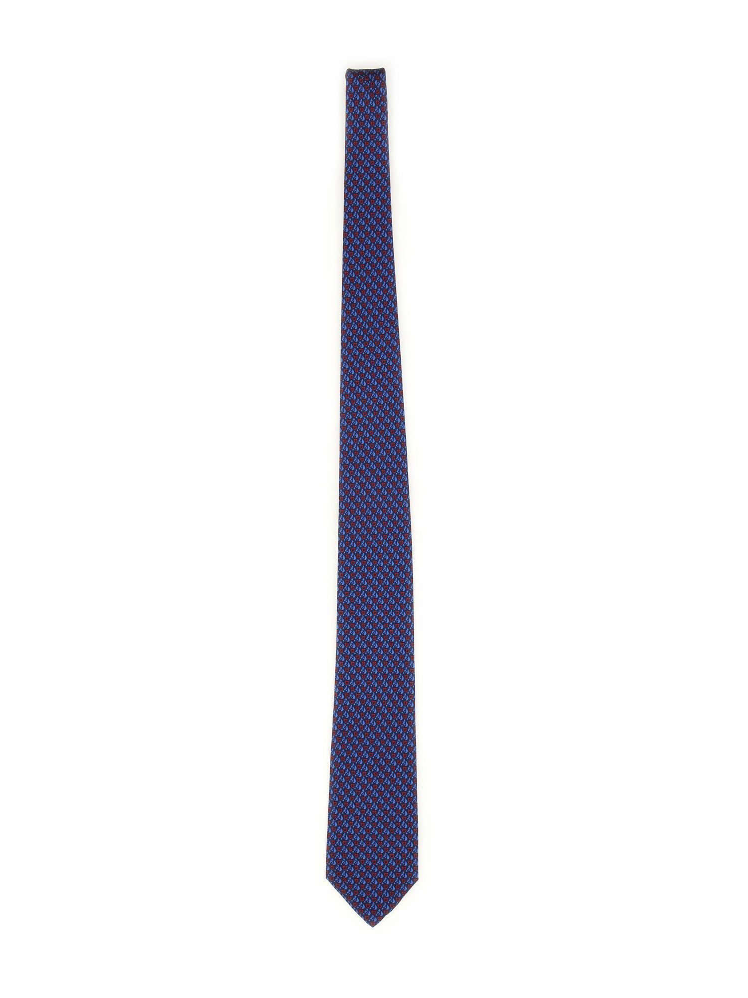 Ferragamo ferragamo tie with logo print