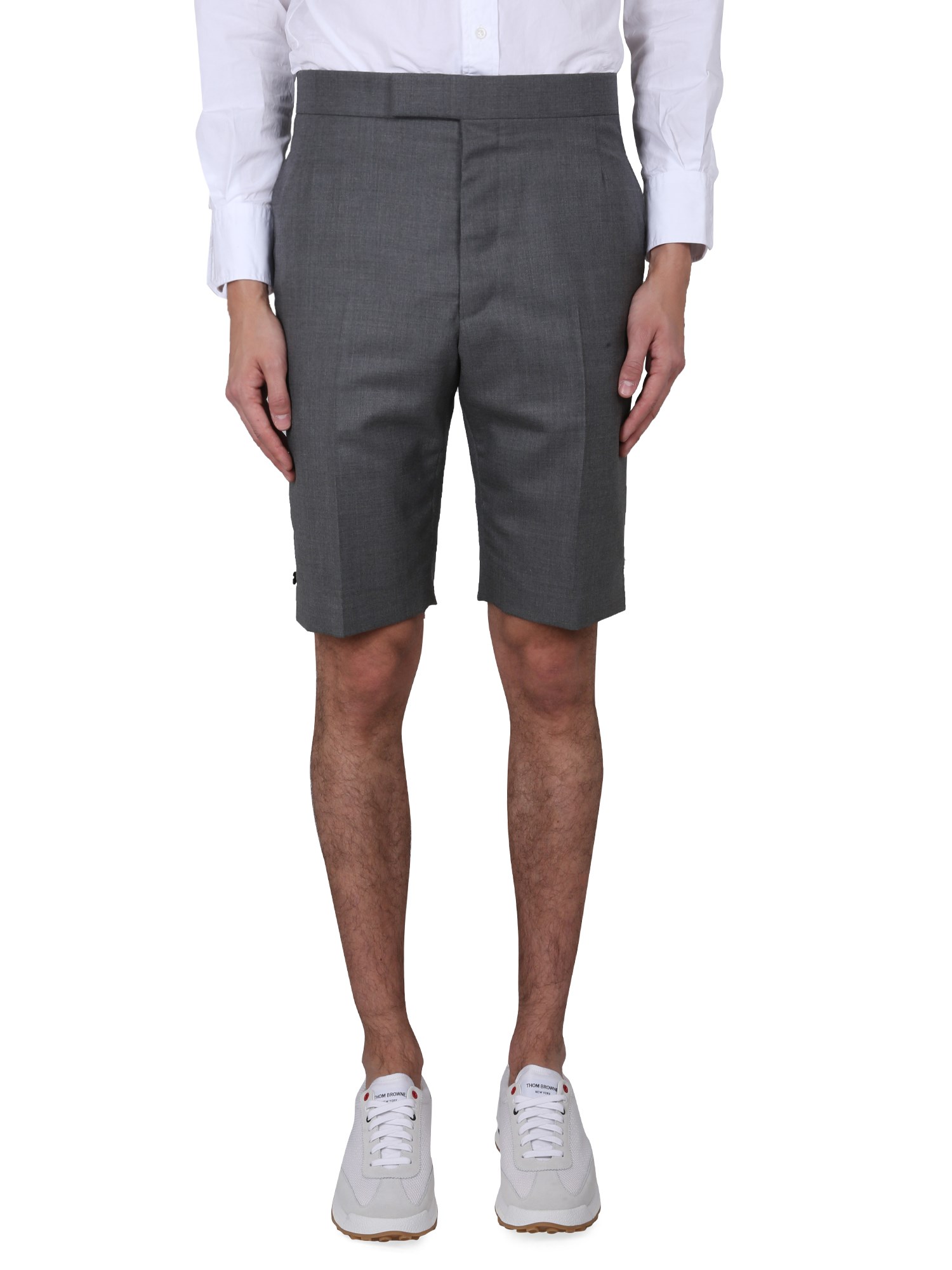 Thom Browne thom browne overcheck pattern bermuda shorts