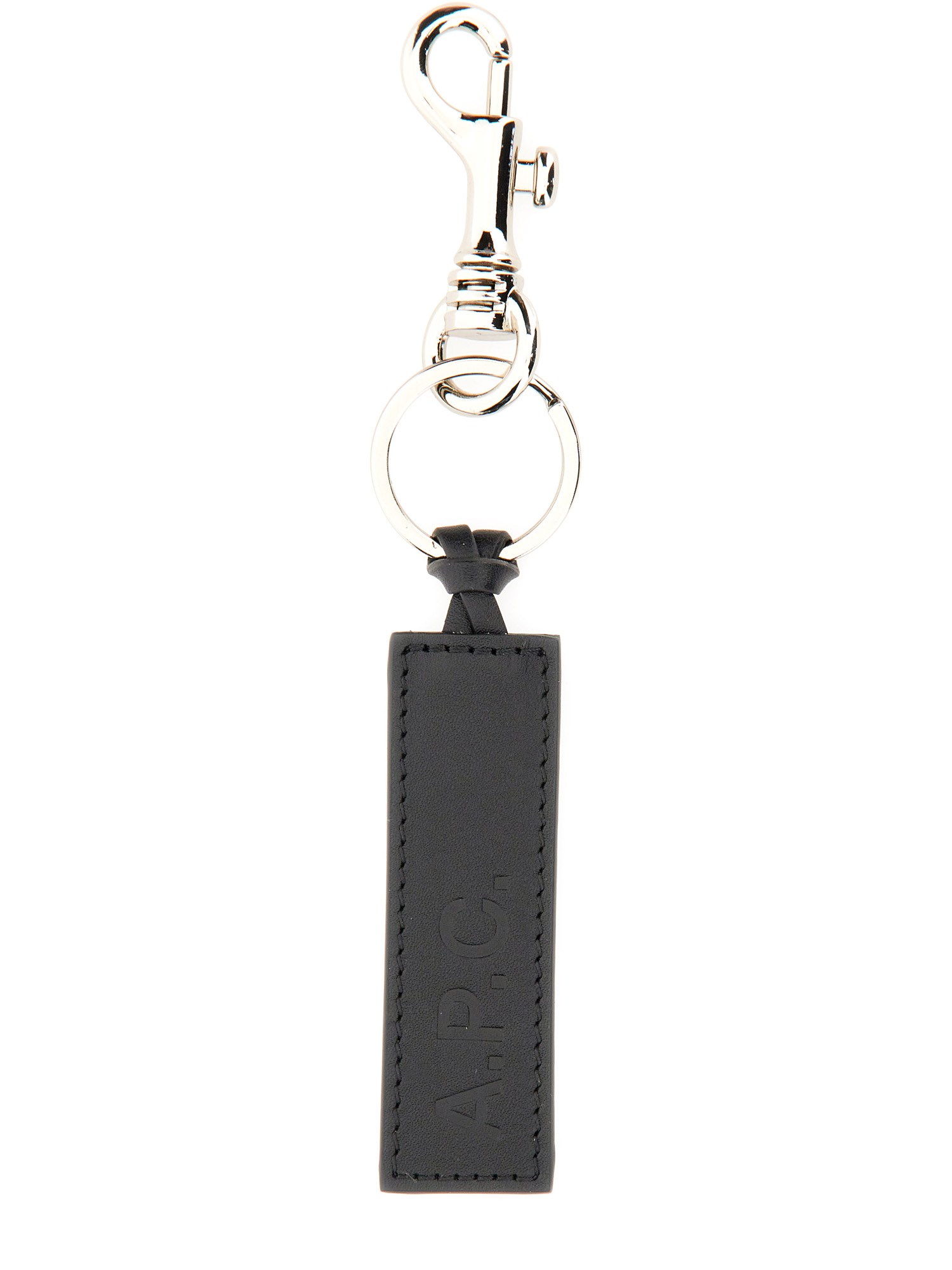 A.P.C. a.p.c. keychain with logo