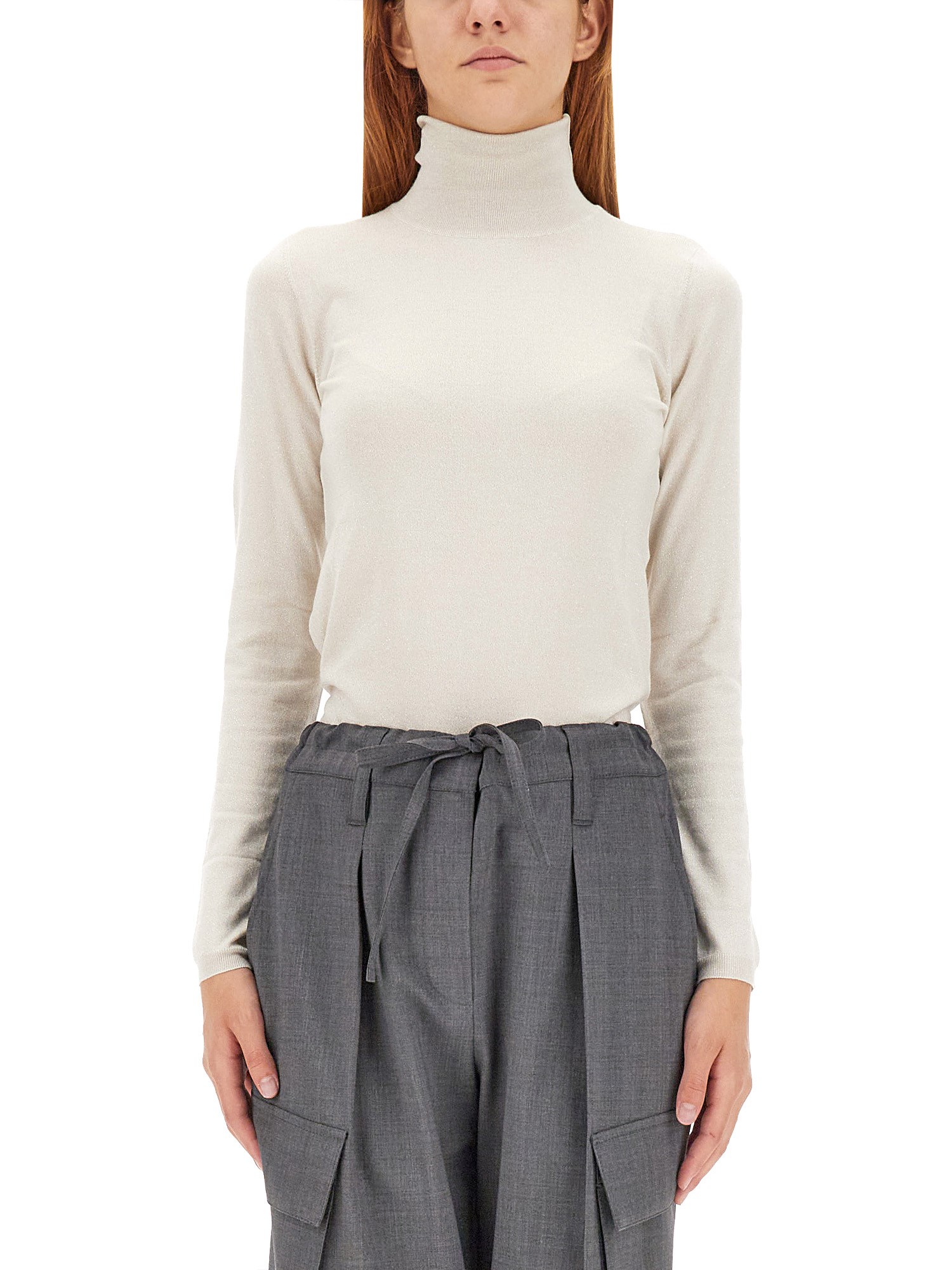 Brunello Cucinelli brunello cucinelli silk and lurex sweater