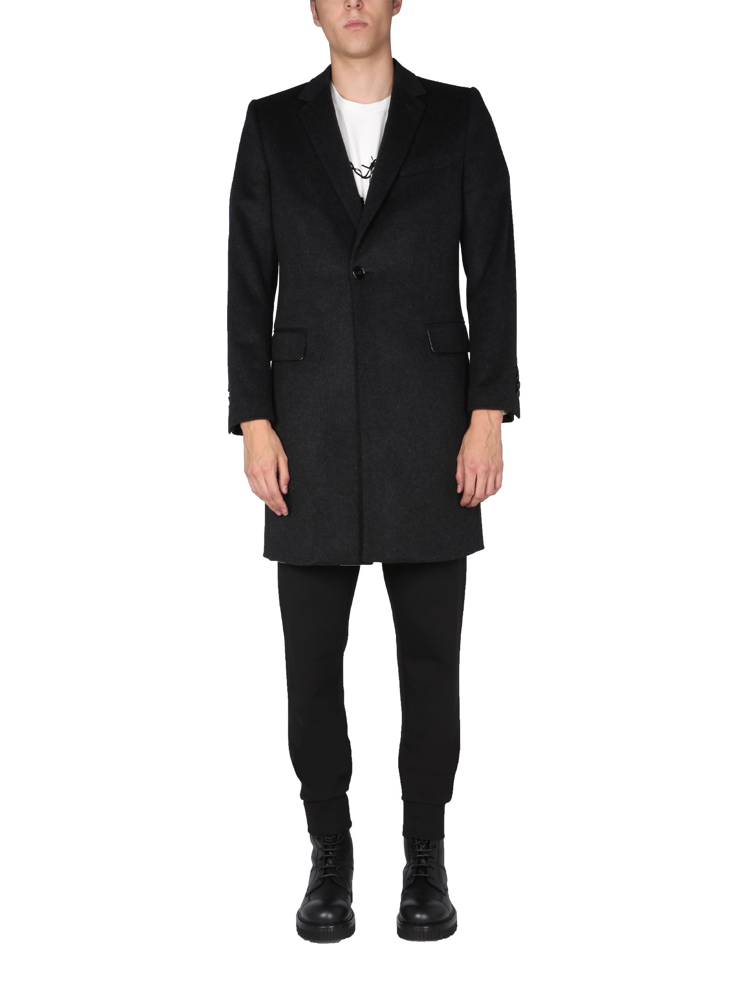 Dolce & Gabbana dolce & gabbana single-breasted velours coat