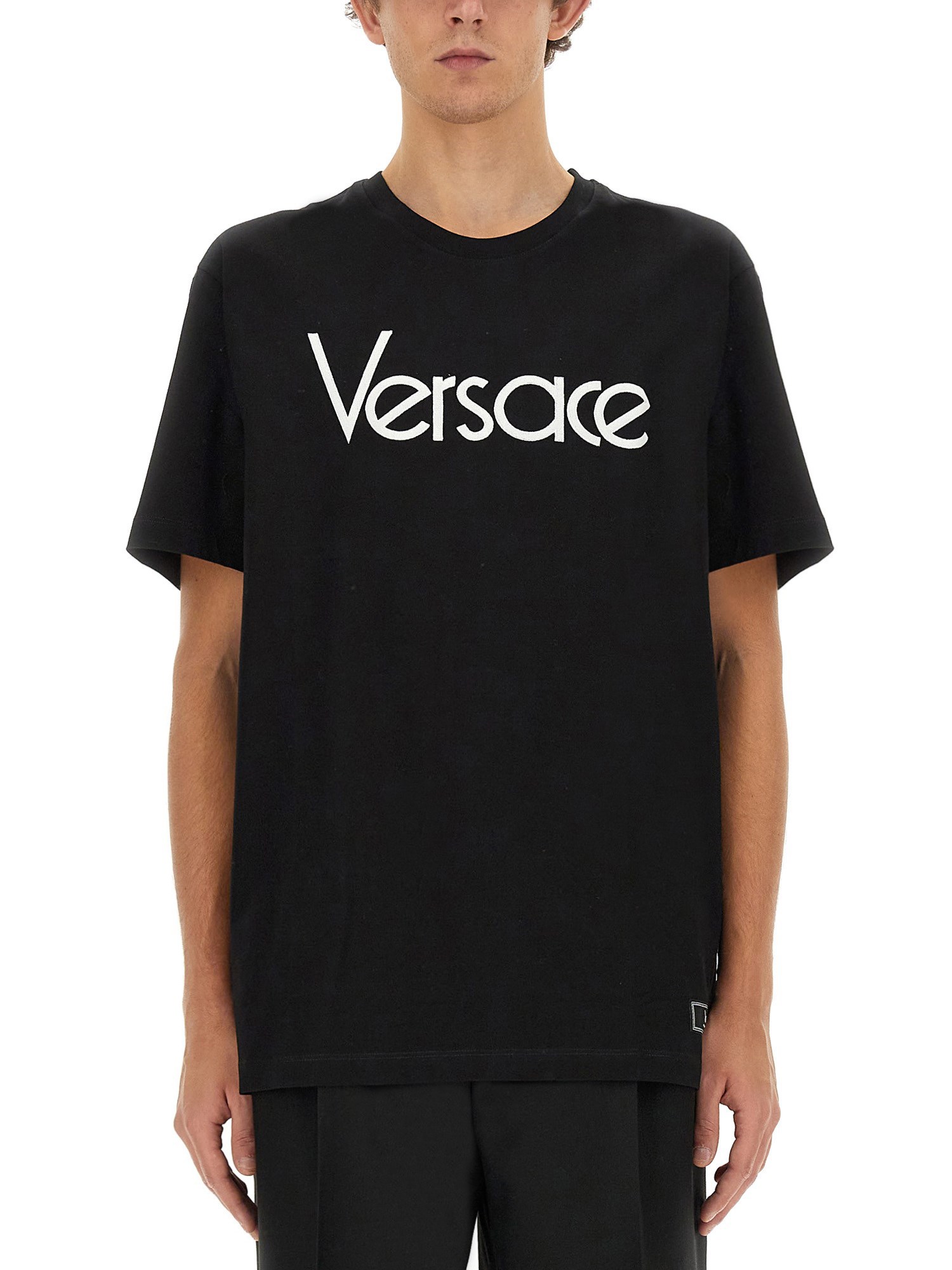 Versace versace t-shirt with 1978 re-edition logo