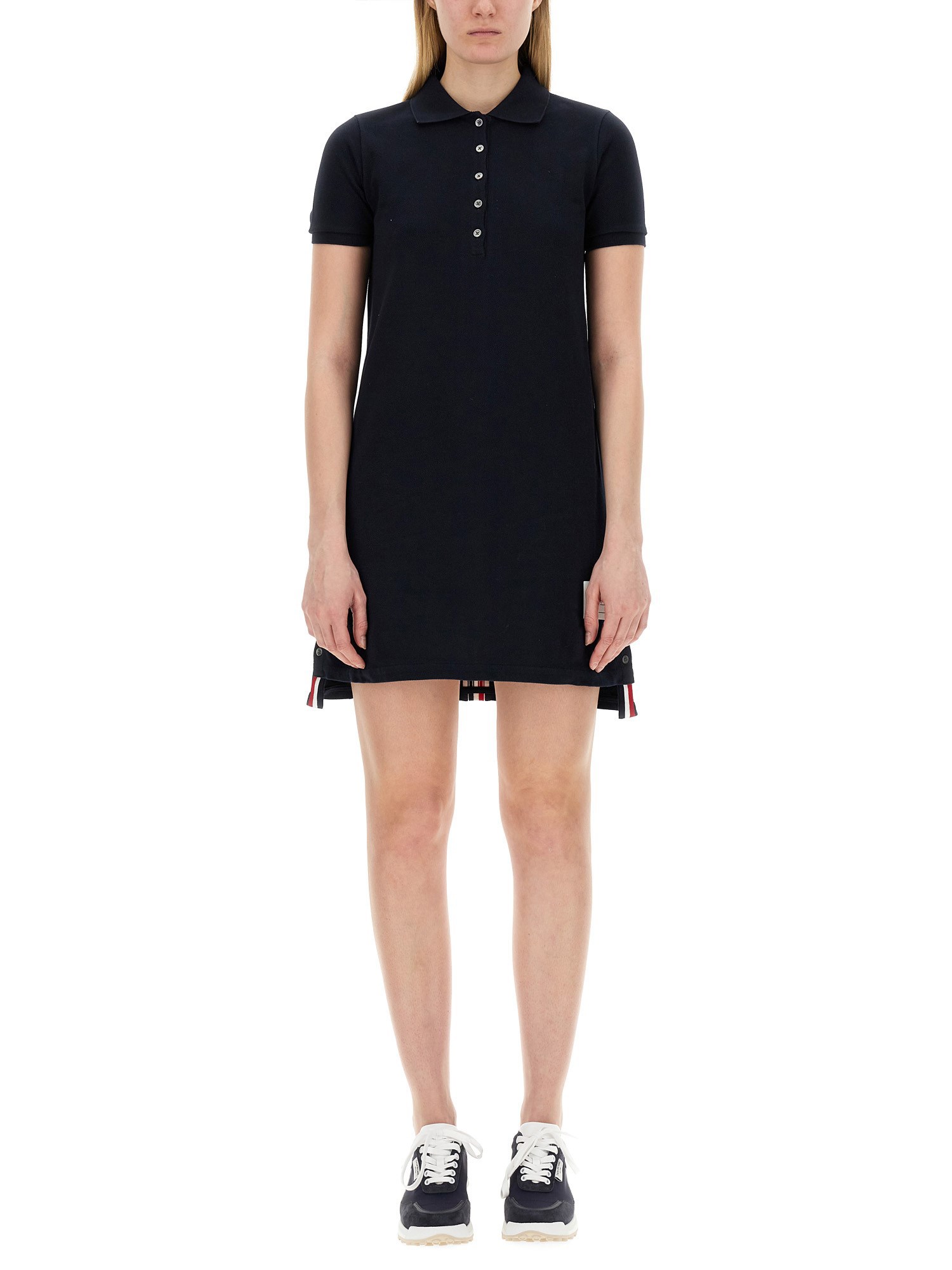 Thom Browne thom browne cotton pique polo shirt dress