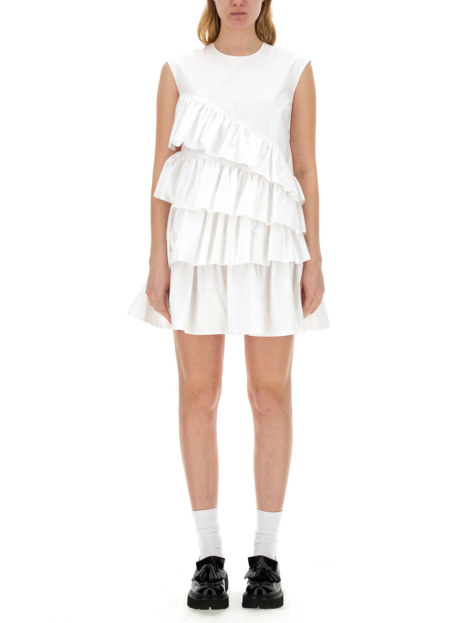 Msgm msgm dress with ruffles