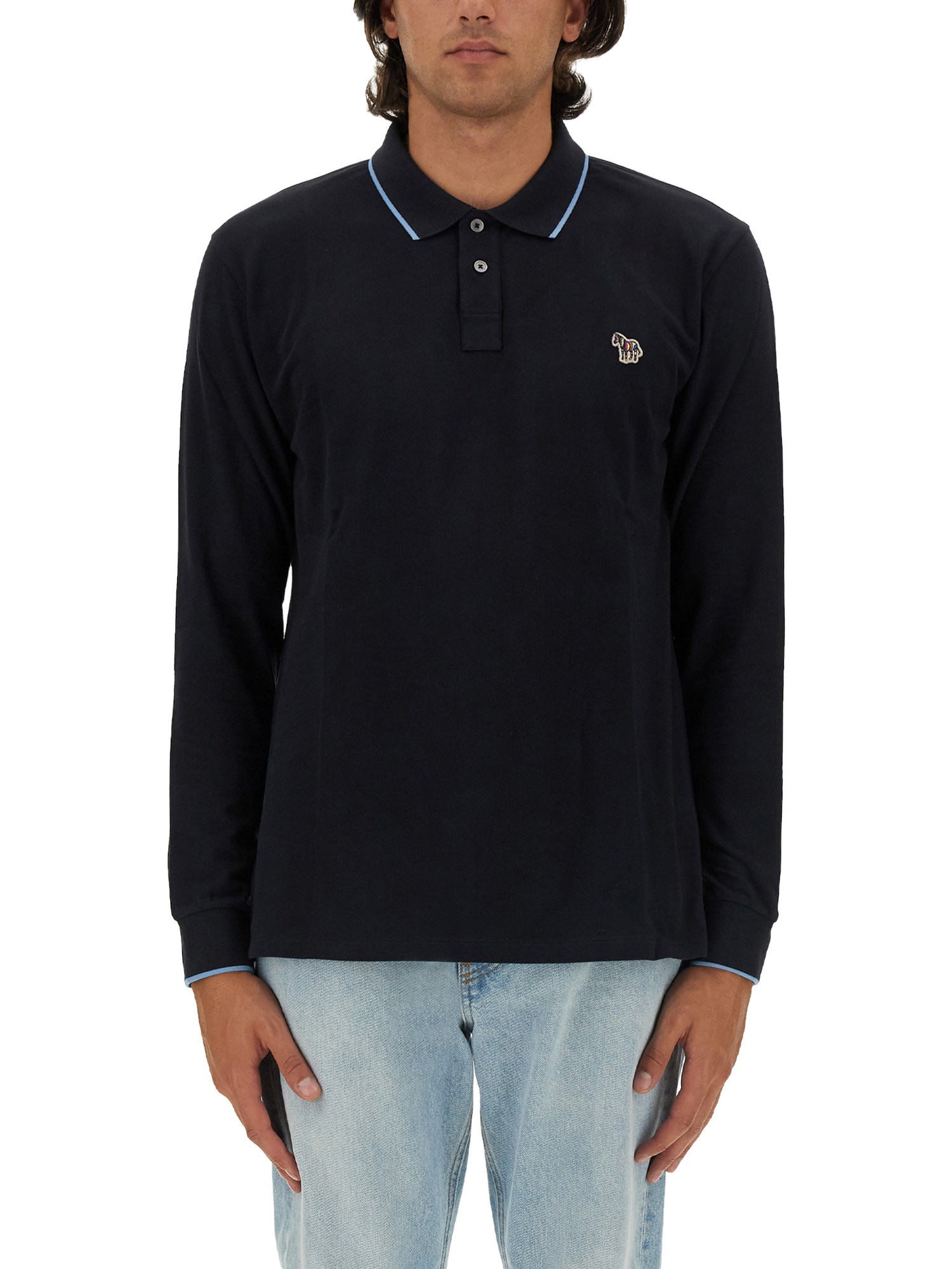  ps by paul smith polo shirt with zebra patch