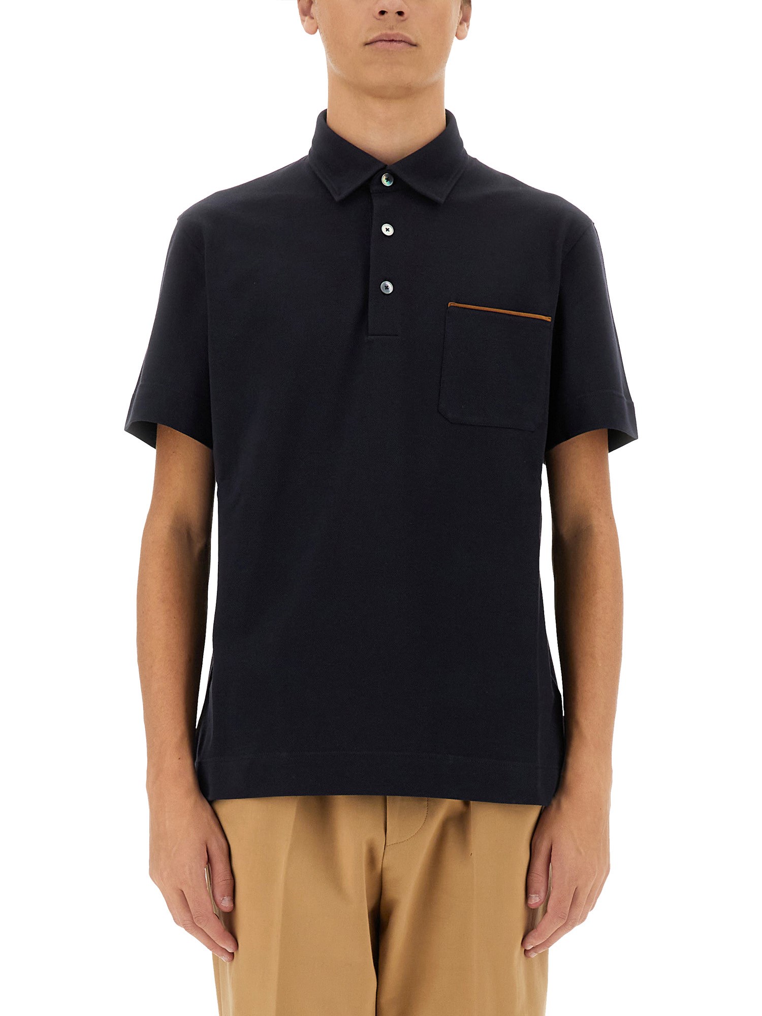 zegna zegna cotton polo