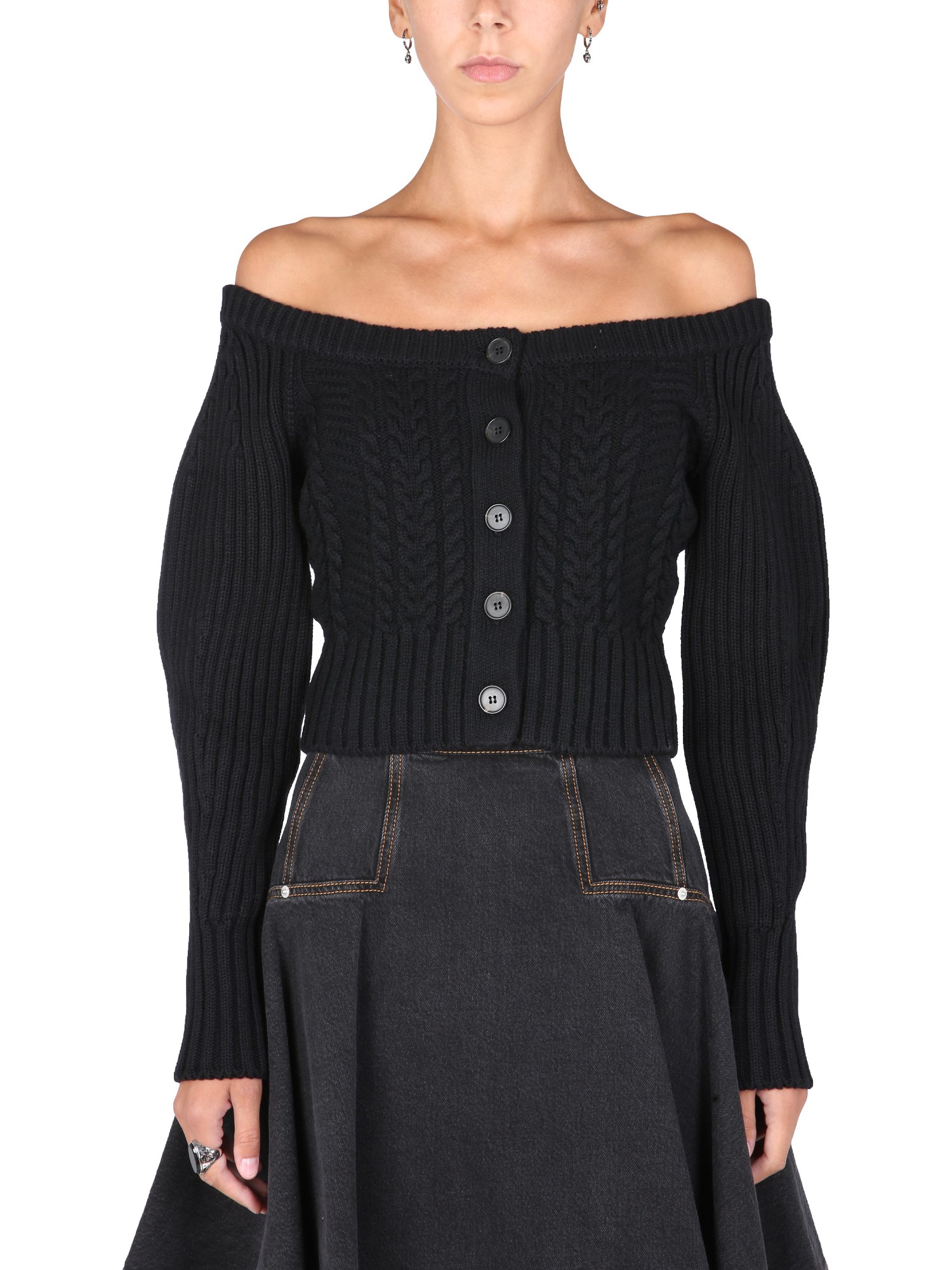 Alexander McQueen alexander mcqueen knitted cardigan