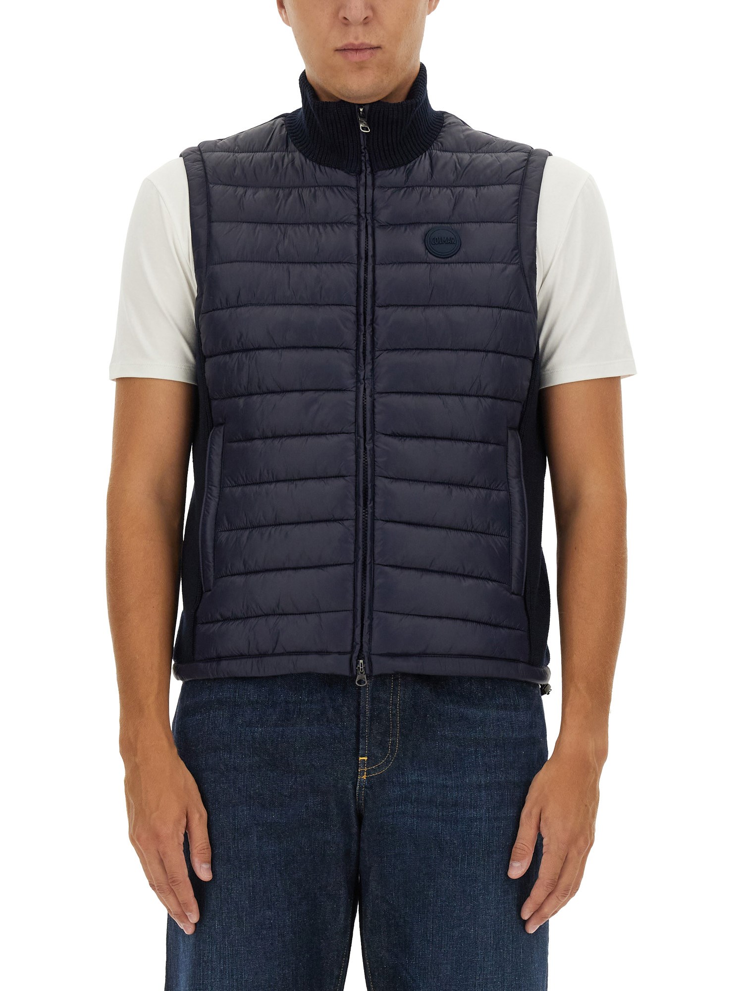 colmar originals colmar originals down vest with logo