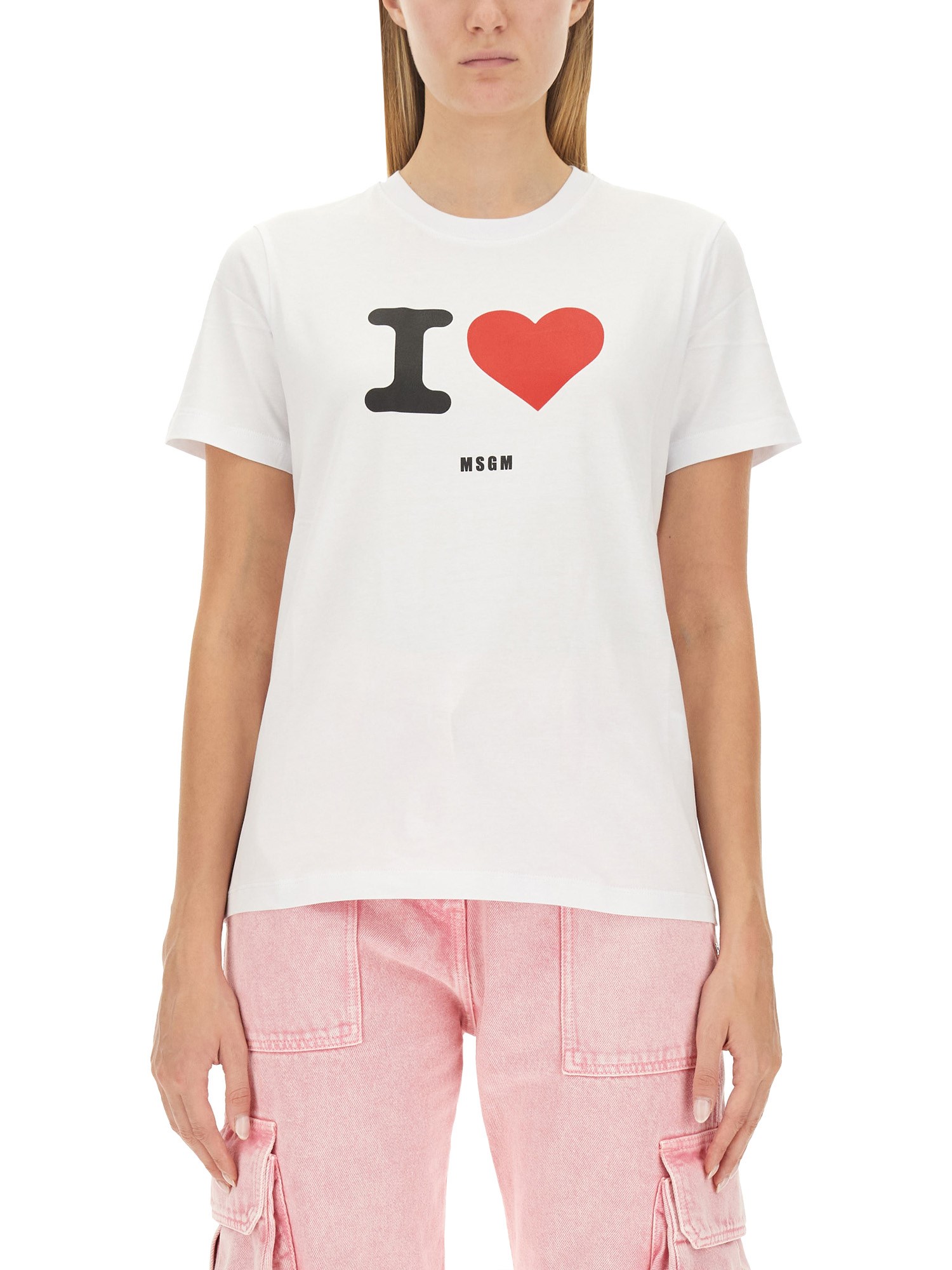 Msgm msgm t-shirt with logo