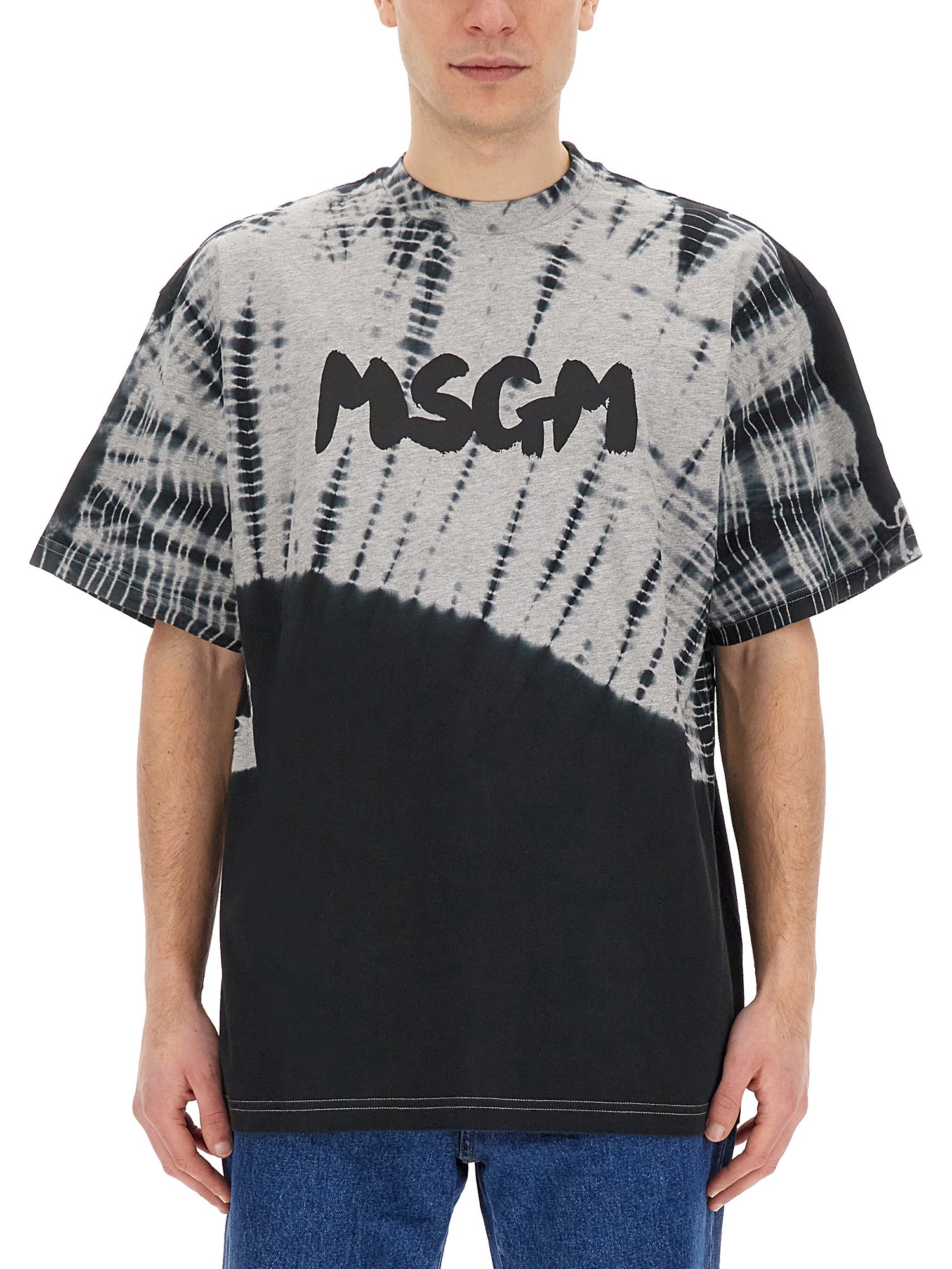 Msgm msgm t-shirt with new brushed logo