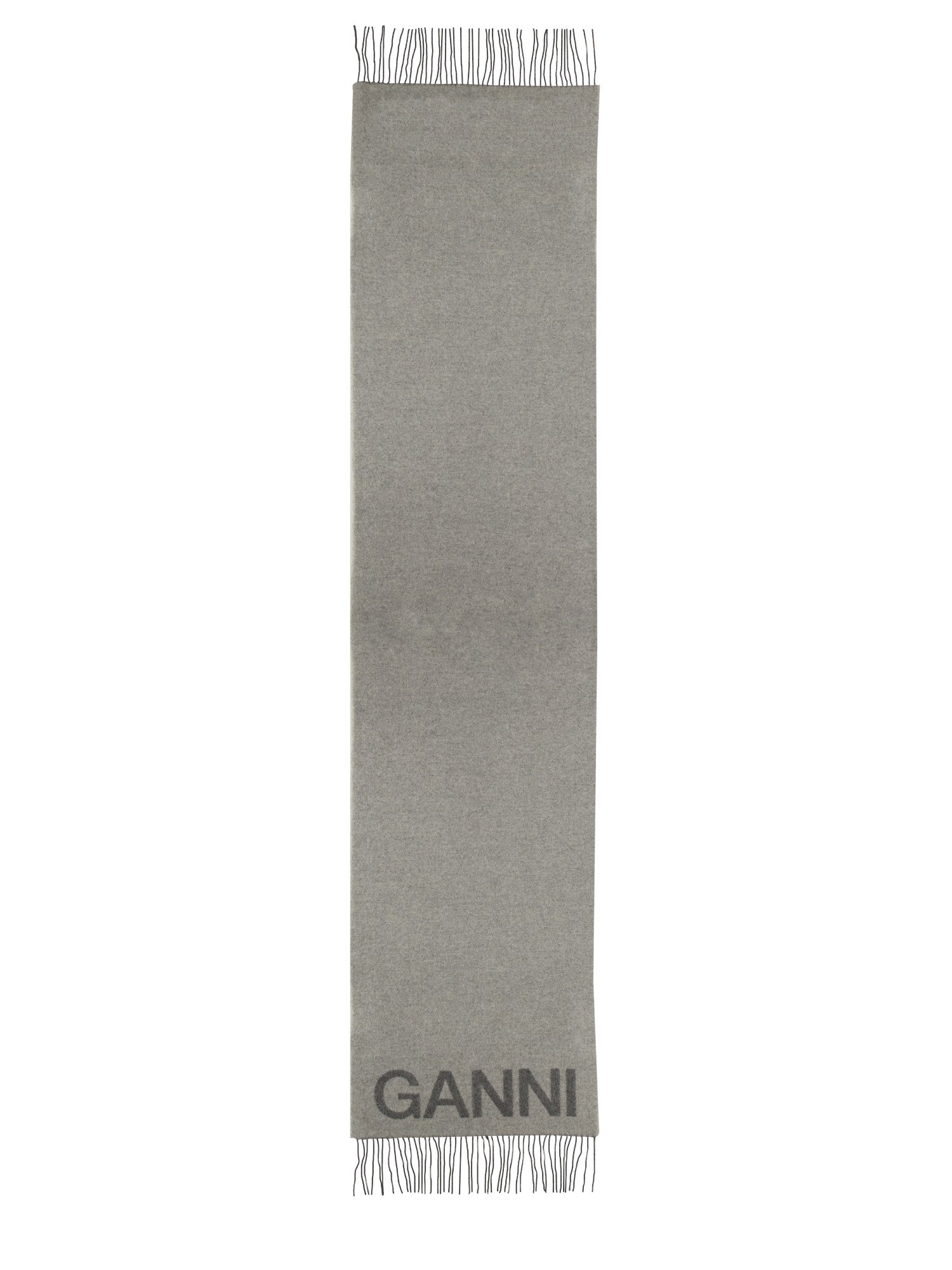 Ganni ganni scarf with logo