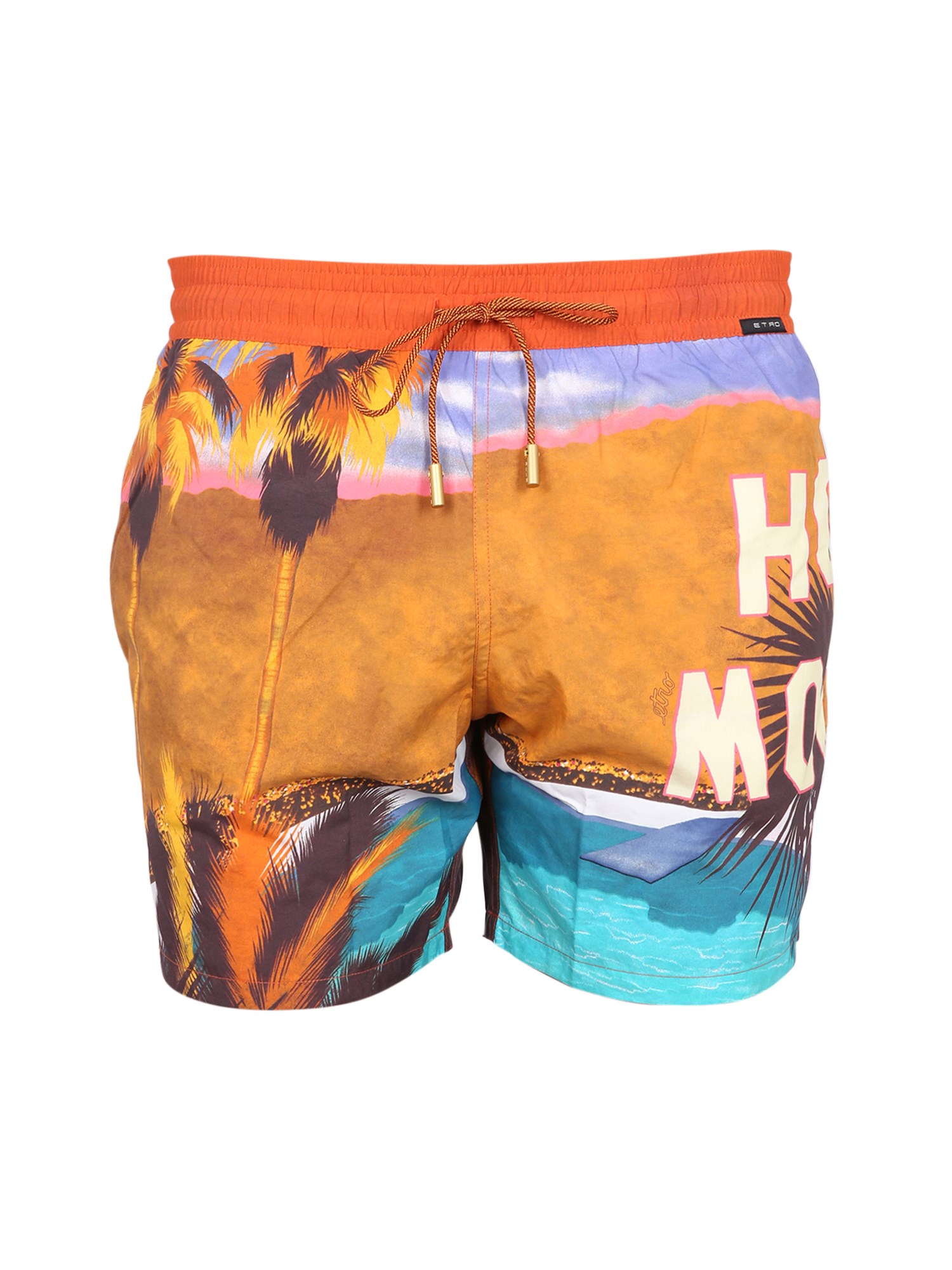 Etro etro boxer swimsuit with print