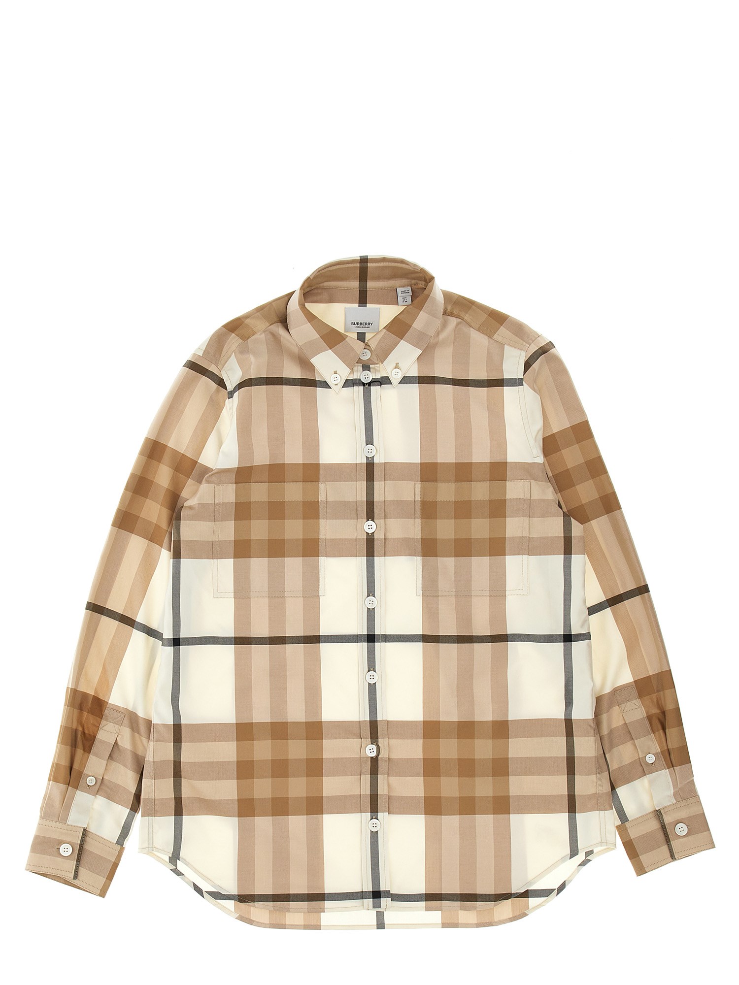 Burberry burberry shirt with check pattern