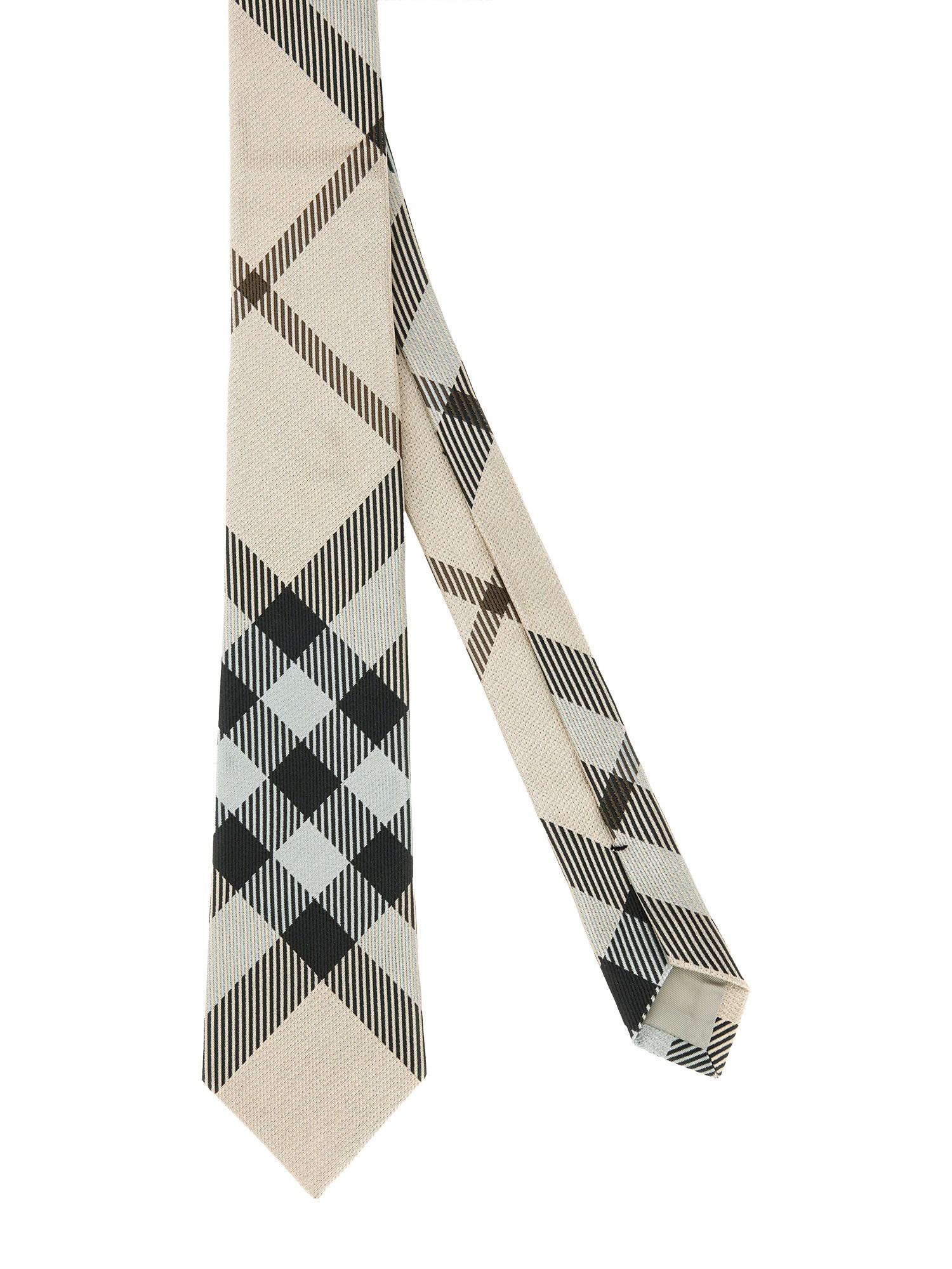 Burberry burberry silk check tie