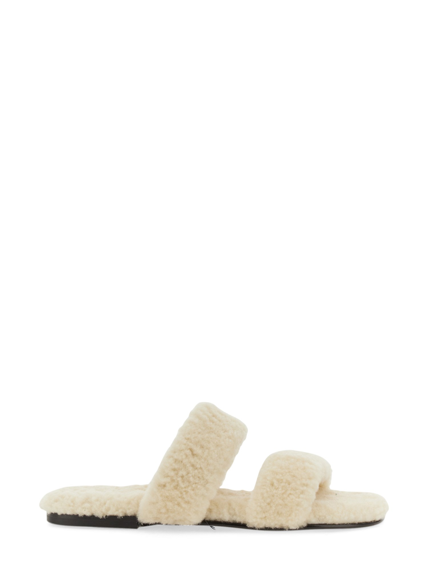 Saint Laurent saint laurent shearling sandal