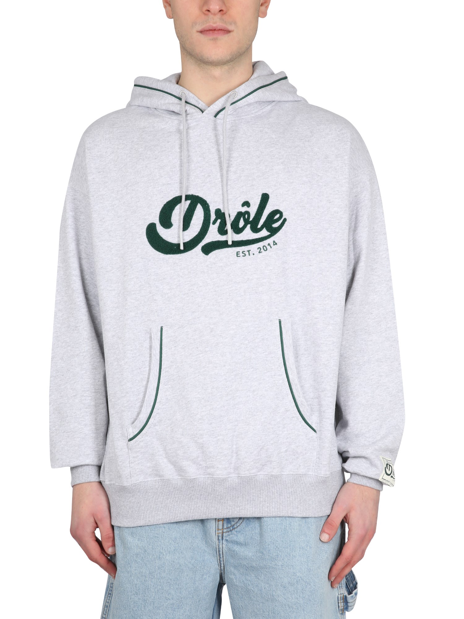 Drôle de Monsieur drôle de monsieur hooded sweatshirt with logo